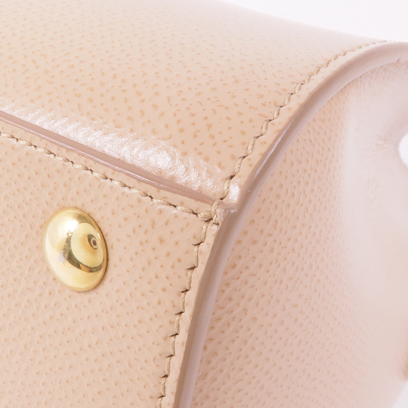 Salvatore Ferragamo 牛皮皮革2 Way Shoulder Bag金扣手挽肩背兩用袋