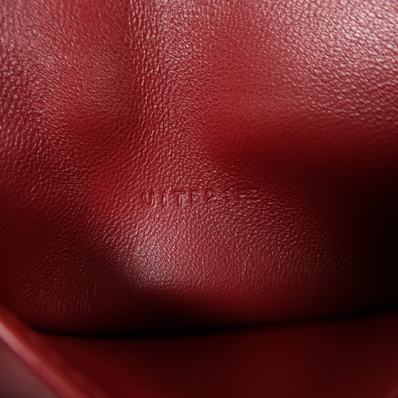 HERMES GHW Mini Bolide 2 Way Shoulder Bag Evercolor Leather Cassis/Rouge Grenat