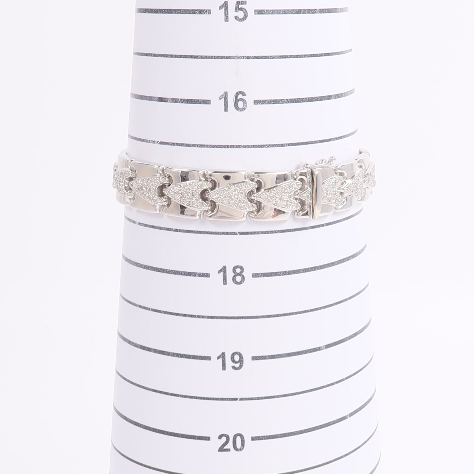 JEWELRY 18K白金Bracelet鑽石手鐲