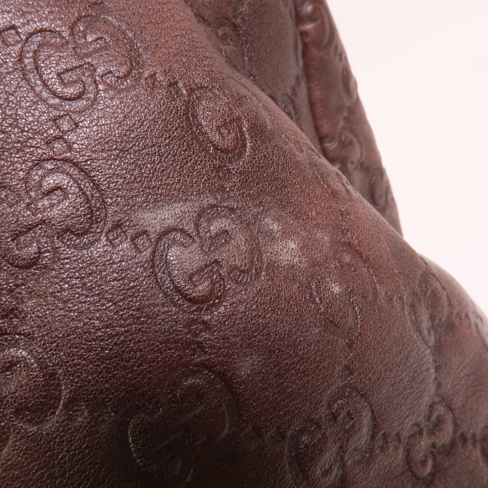 GUCCI 牛皮皮革GG Guccissima Tote手挽肩背兩用袋