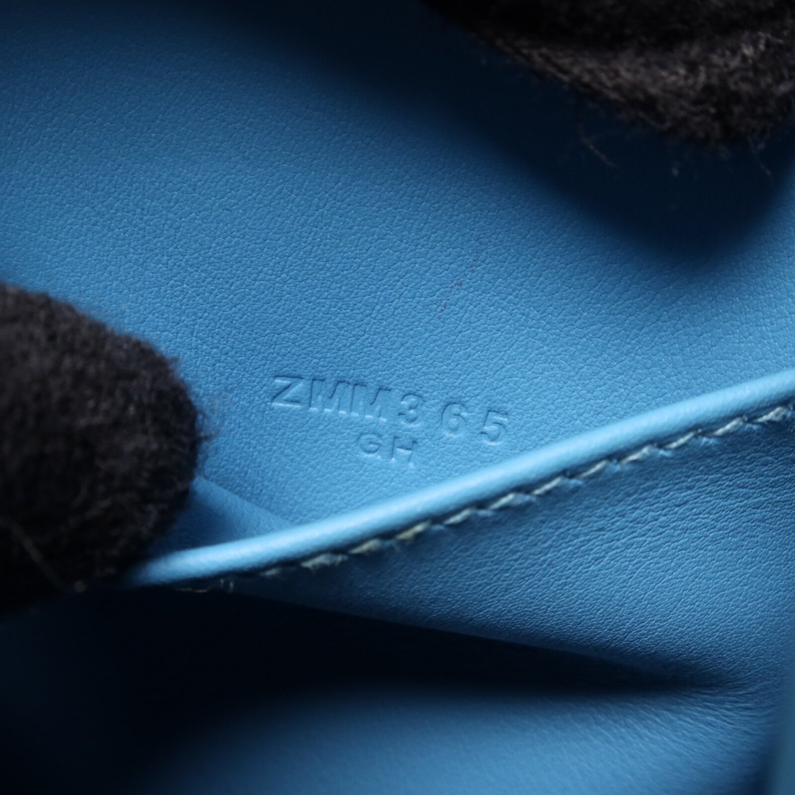 HERMES Clemence皮革Mini Lindy手挽肩背兩用袋Bleu Du Nord