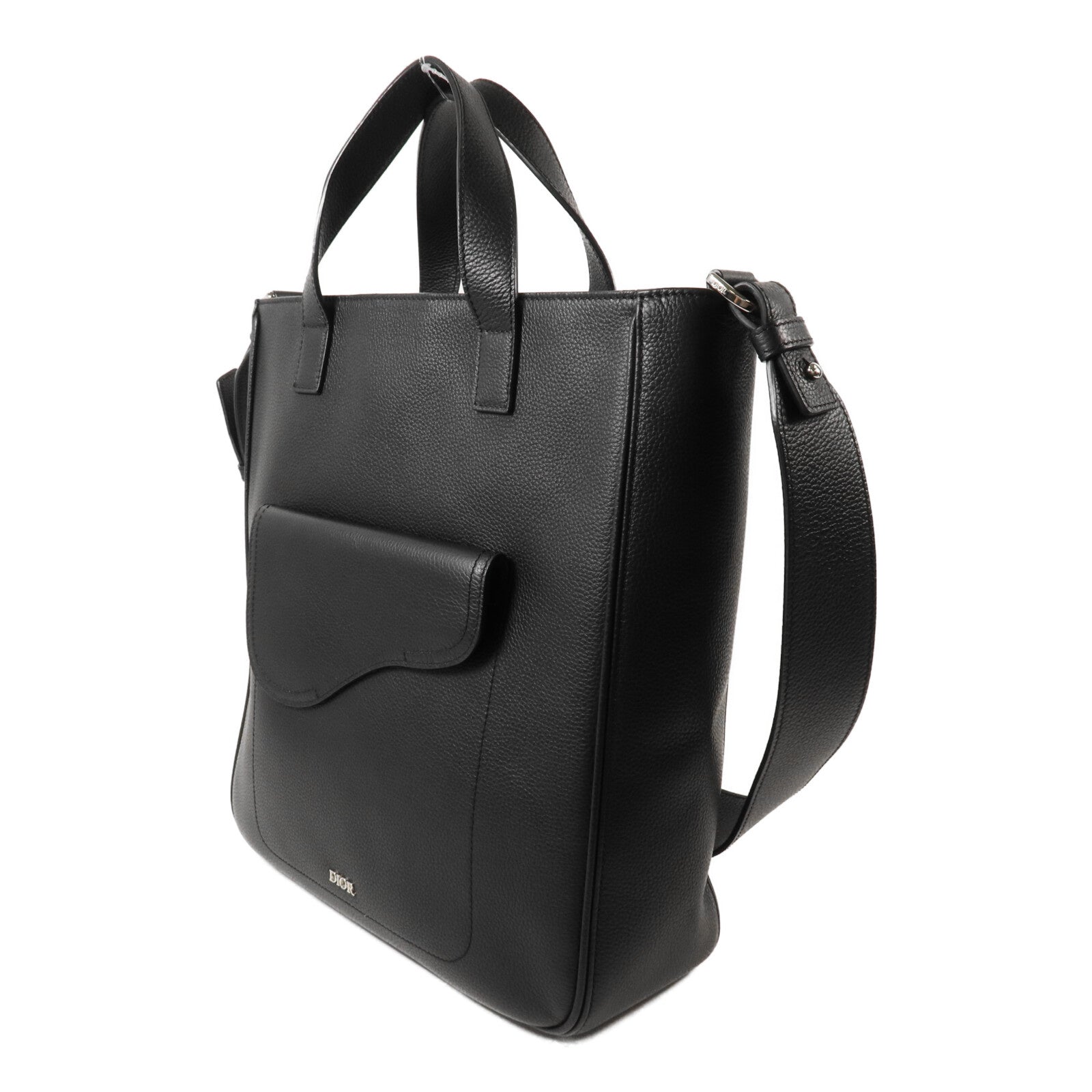 Dior 牛皮皮革Saddle Tote手挽肩背兩用袋