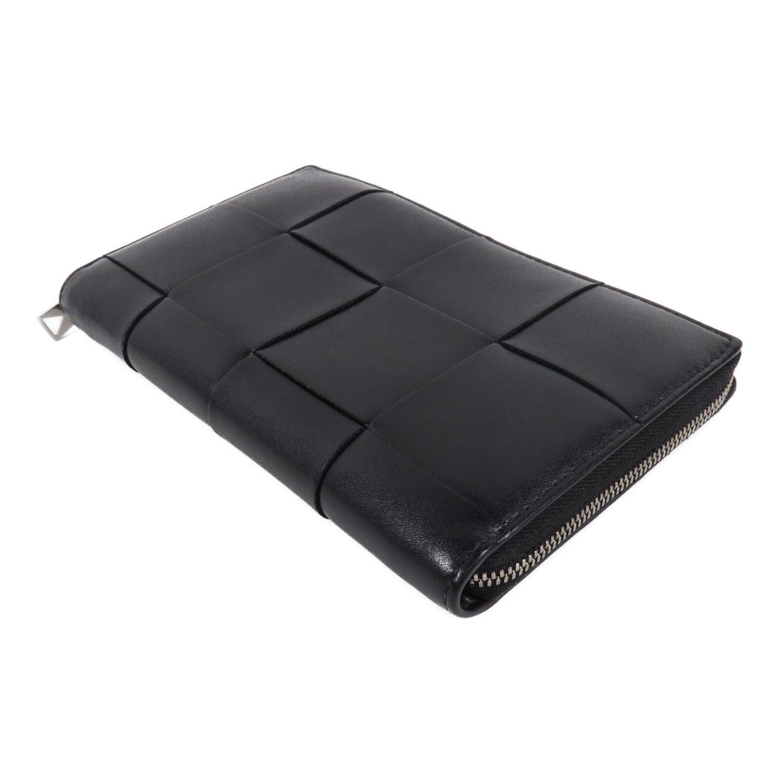 BOTTEGA VENETA 織紋皮革Cassette Zip Around Wallet長錢包