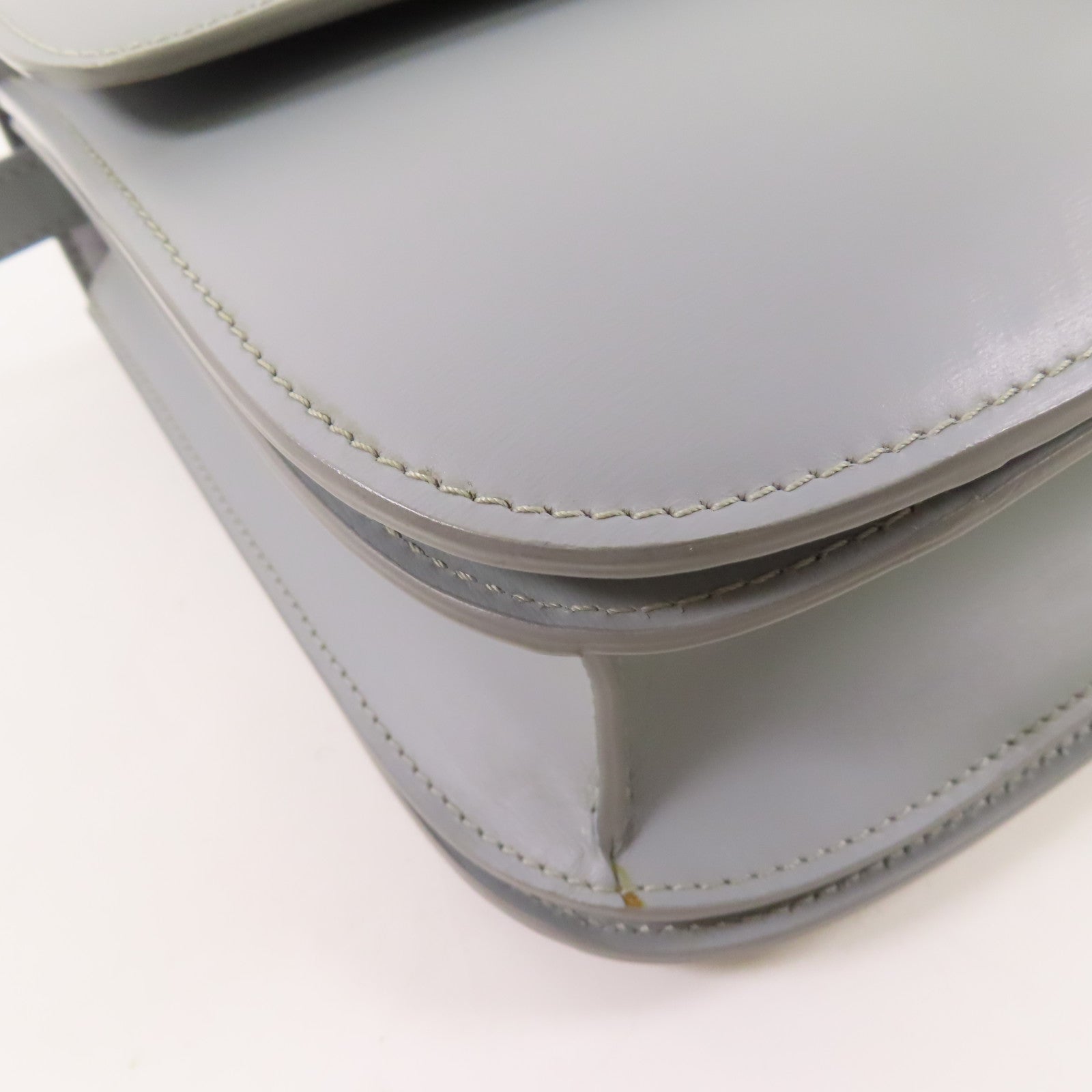 CELINE 【激減優惠】牛皮皮革Classic Box銀扣肩背袋