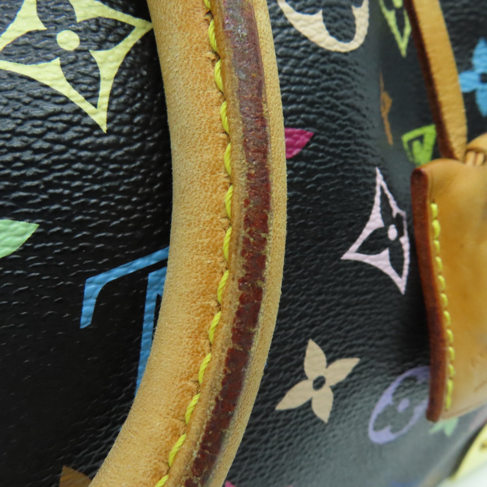 LOUIS VUITTON 【激減優惠】Monogram Multicolore Speedy 30金扣手挽袋黑色彩色