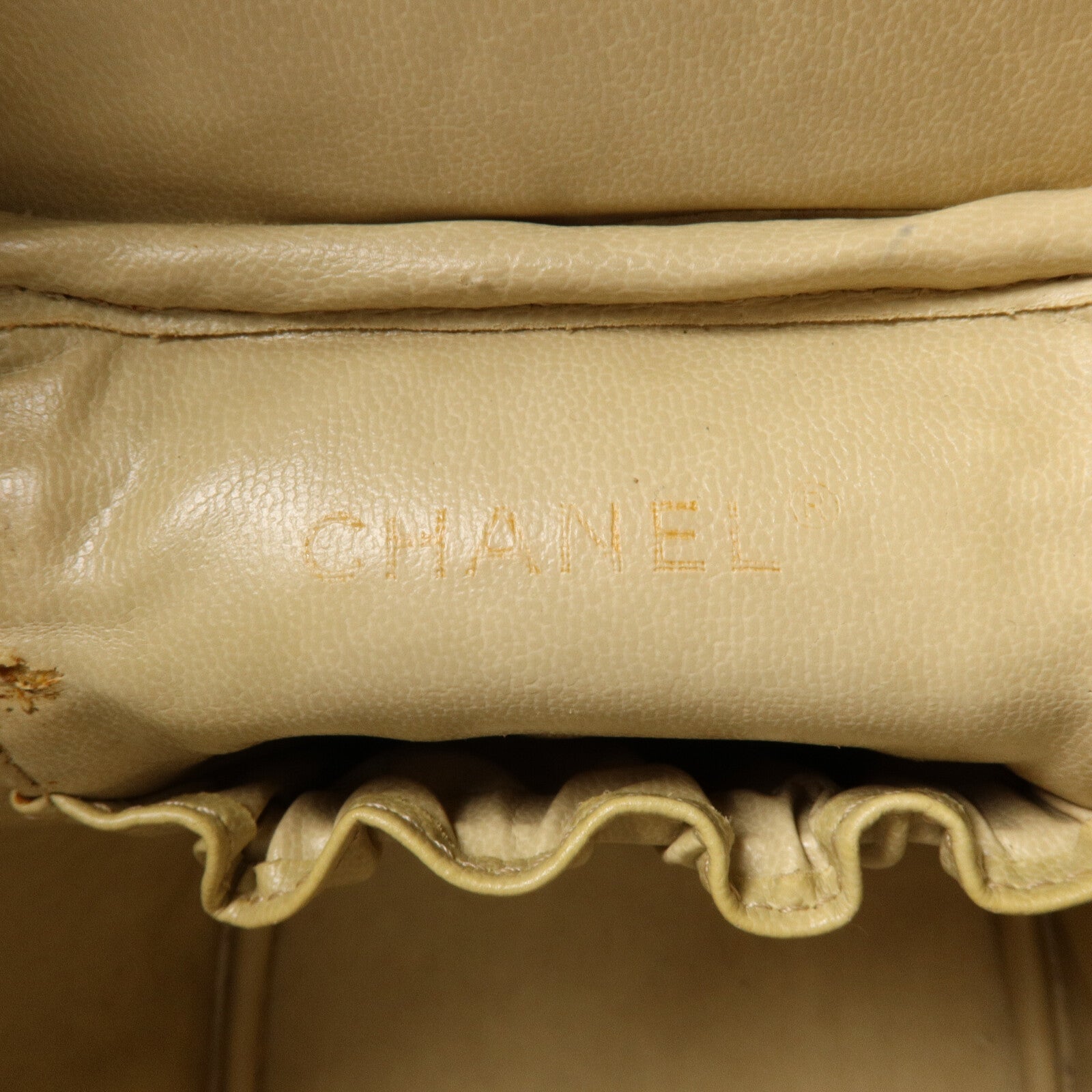 CHANEL 牛皮皮革Vanity Case手挽袋