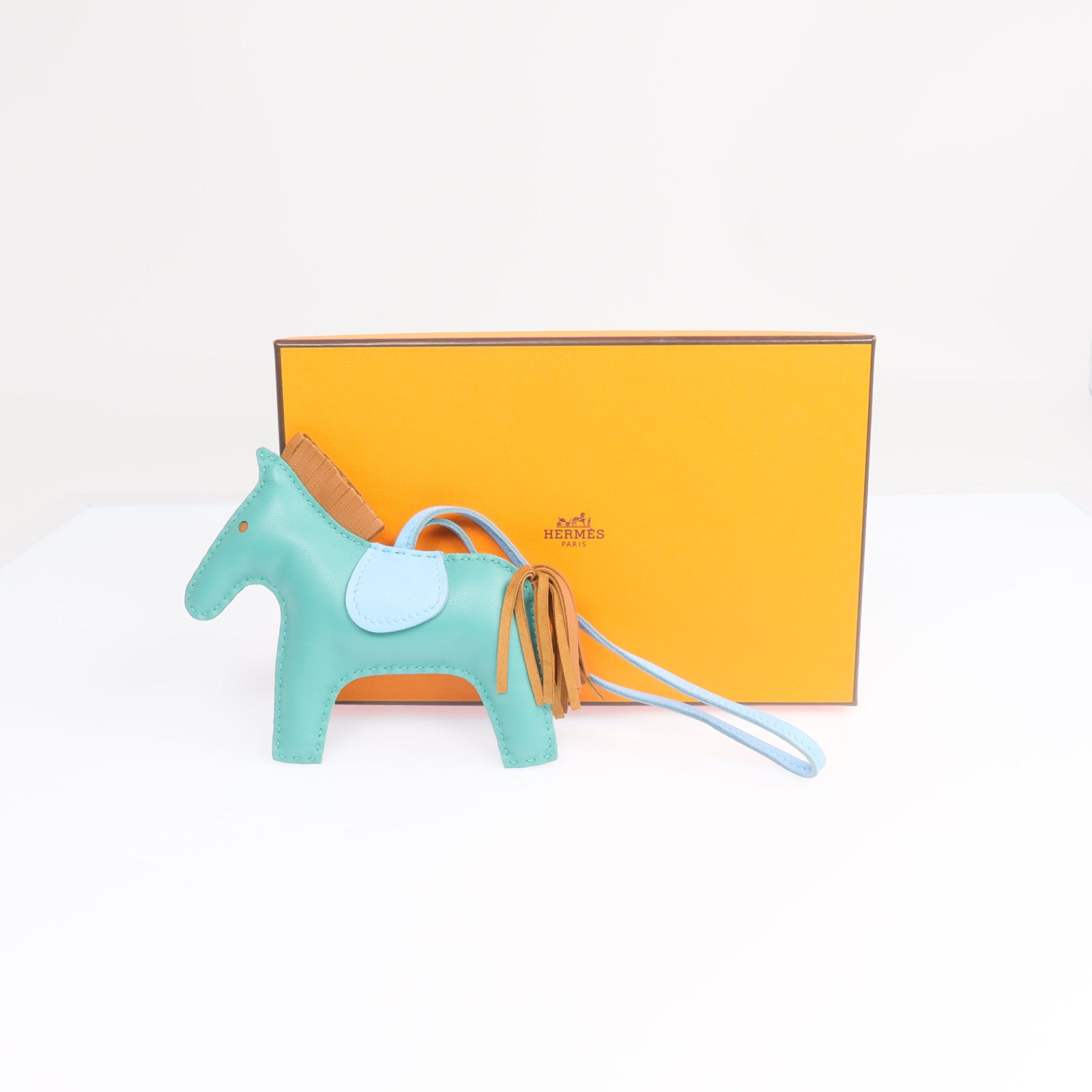 HERMES Milo皮革Rodeo MM掛飾