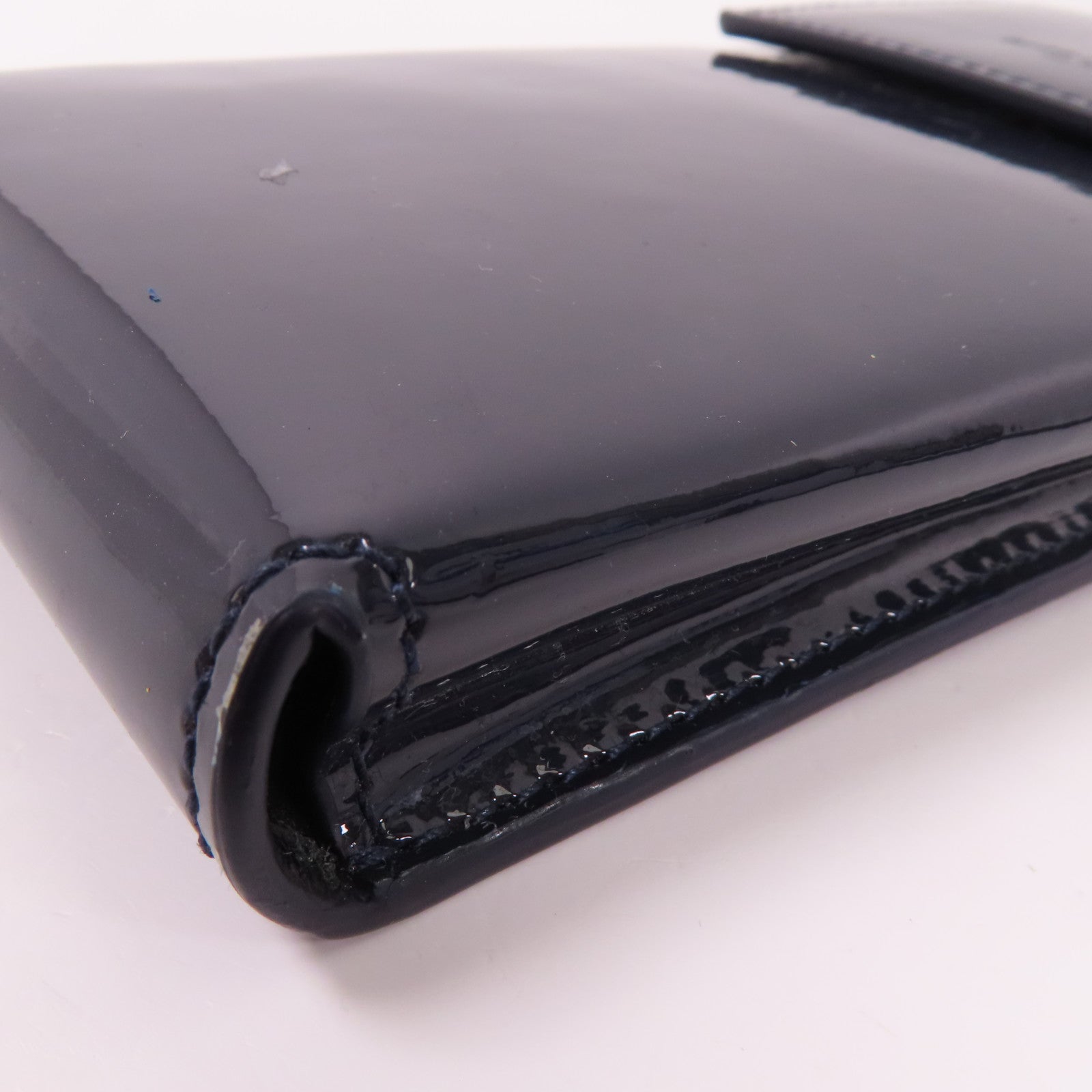 SAINT LAURENT 漆皮皮革Phone Pouch銀扣肩背袋