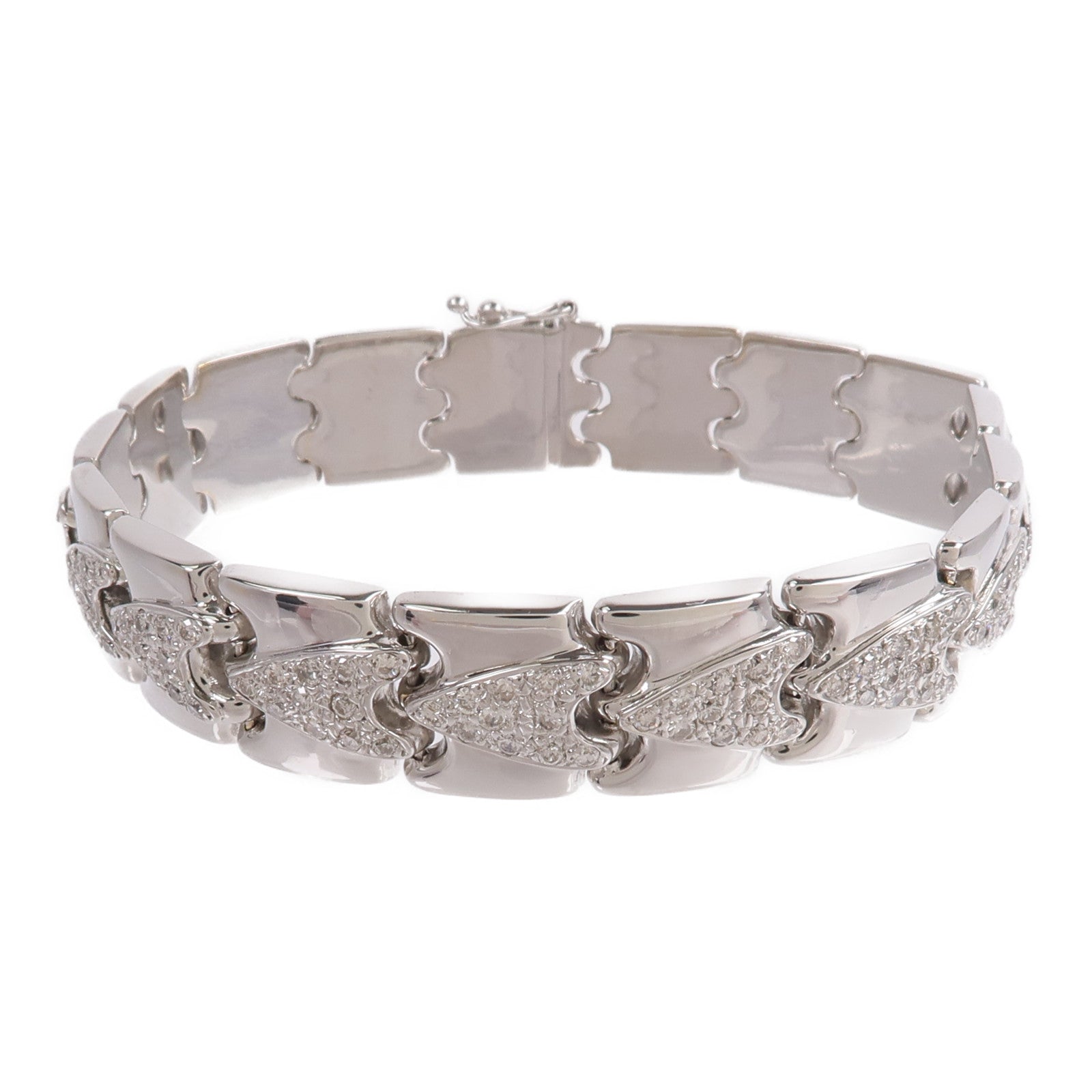 JEWELRY 18K白金Bracelet鑽石手鐲