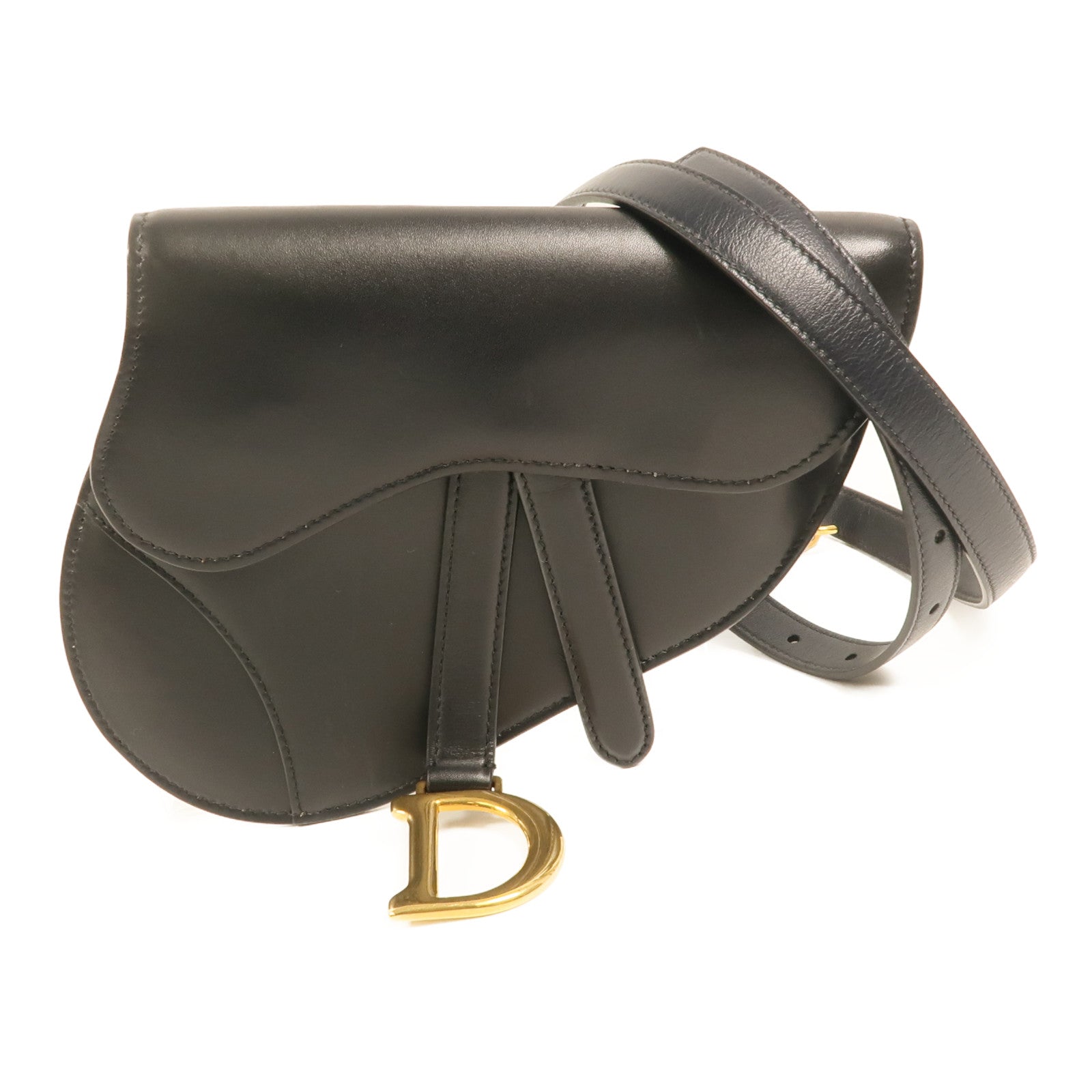 Dior 牛皮皮革Saddle Clutch金扣手拿包