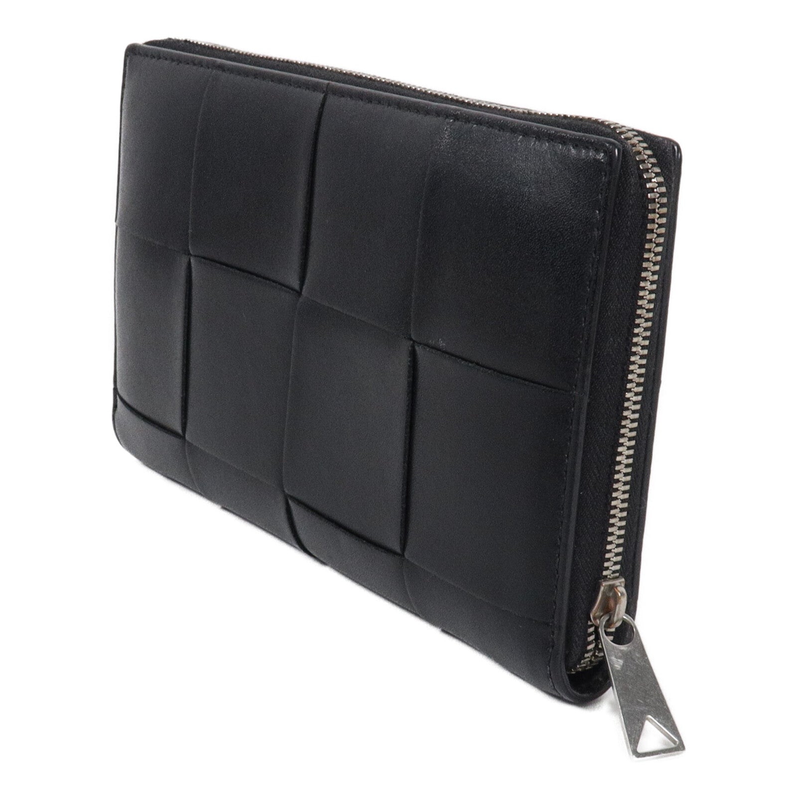 BOTTEGA VENETA 織紋皮革Cassette Zip Around Wallet長錢包