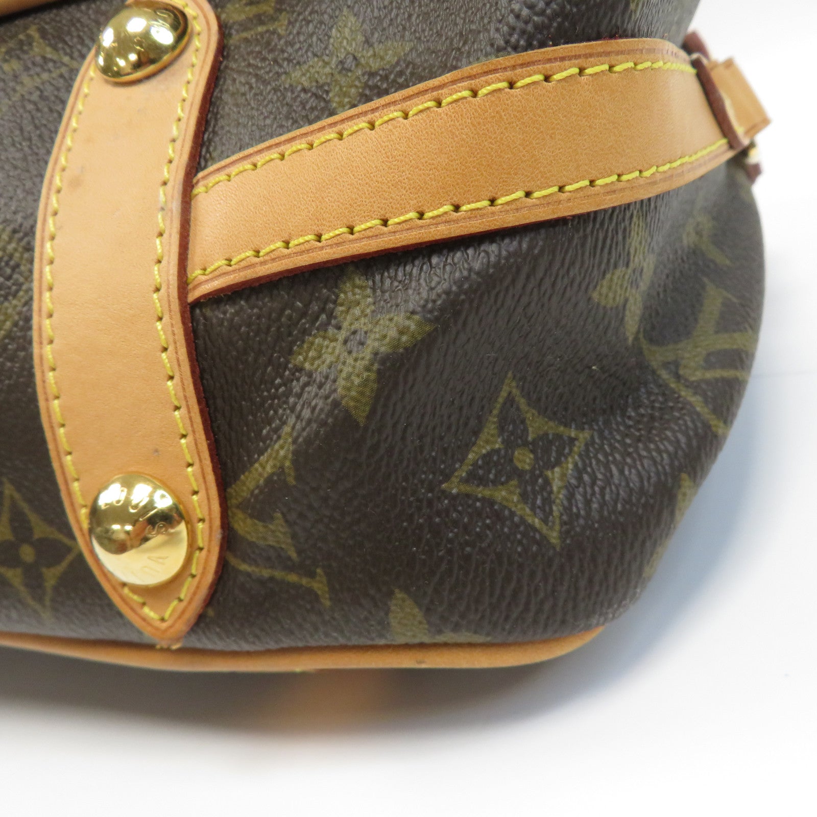 LOUIS VUITTON Monogram Stresa金扣肩背袋啡色