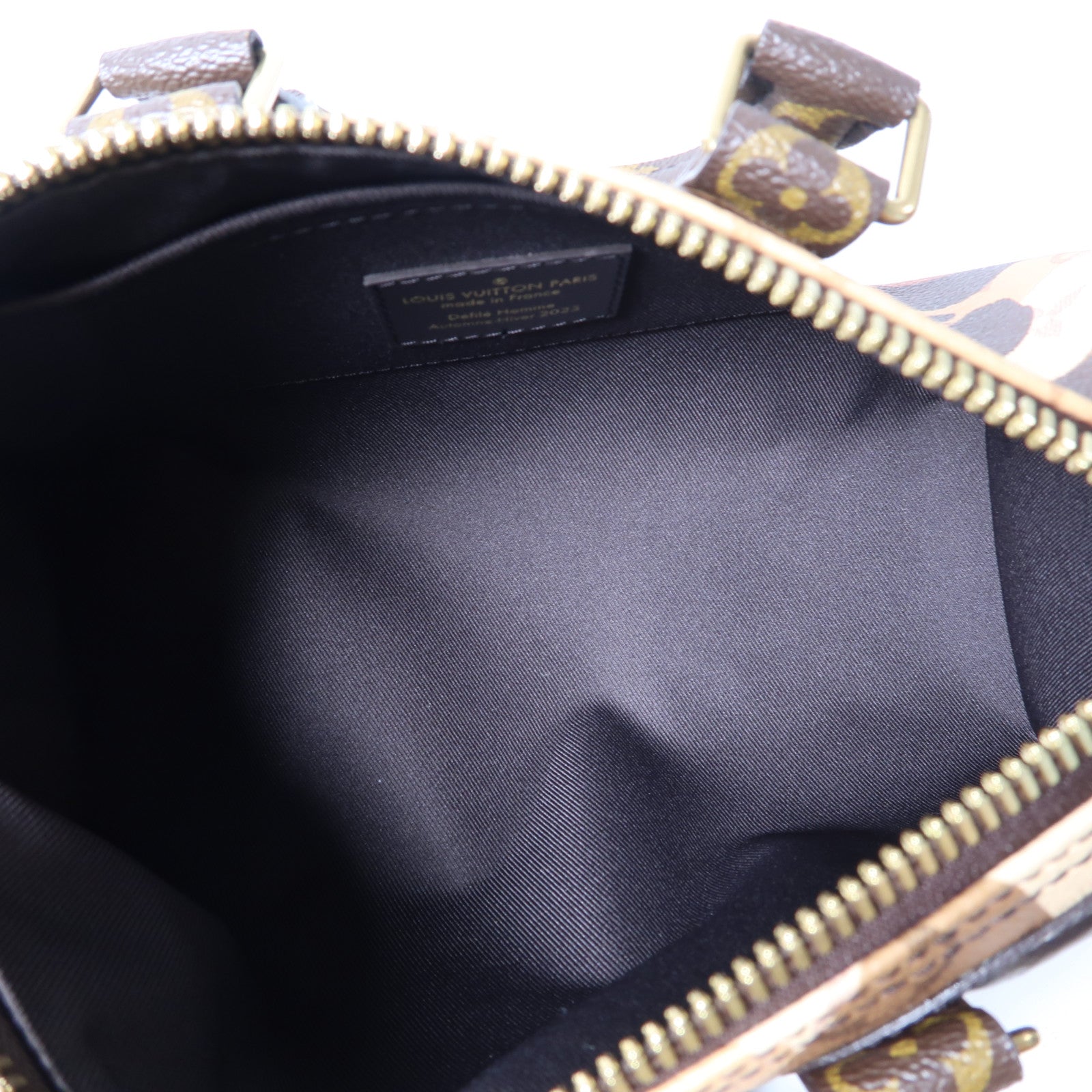LOUIS VUITTON Monogram Keepall Bandouliere 25金扣手挽肩背兩用袋啡色