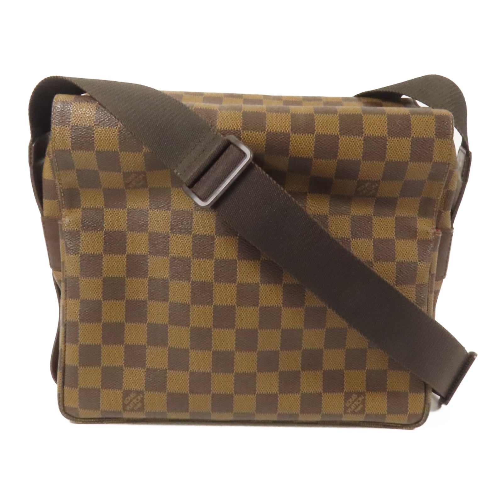 LOUIS VUITTON Damier Naviglio金扣肩背袋