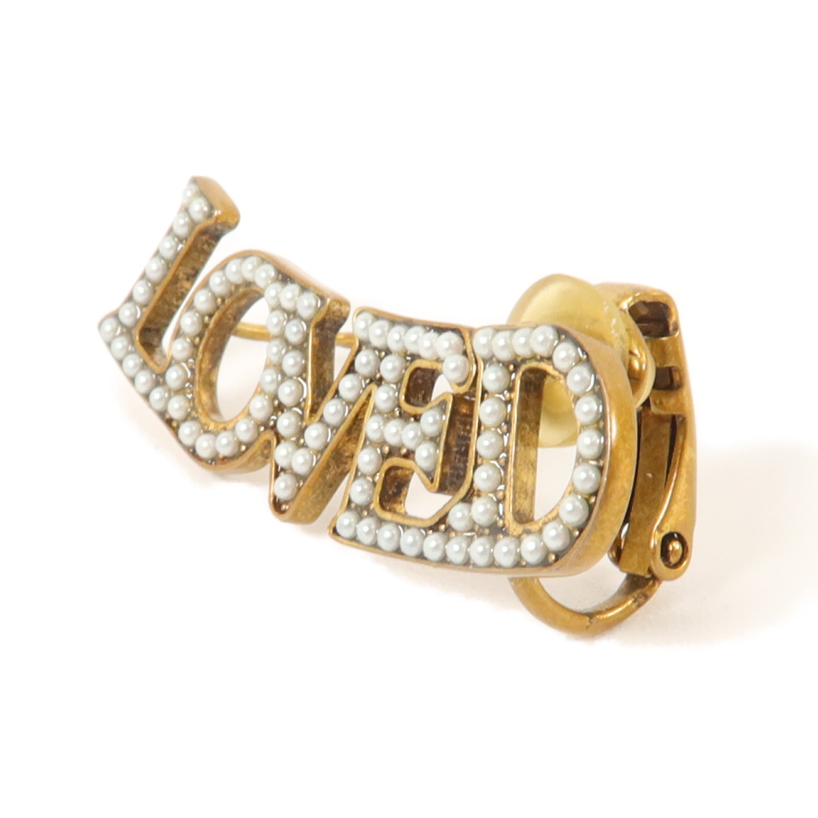 GUCCI 金屬Loved Pierced Ear Cuff耳環