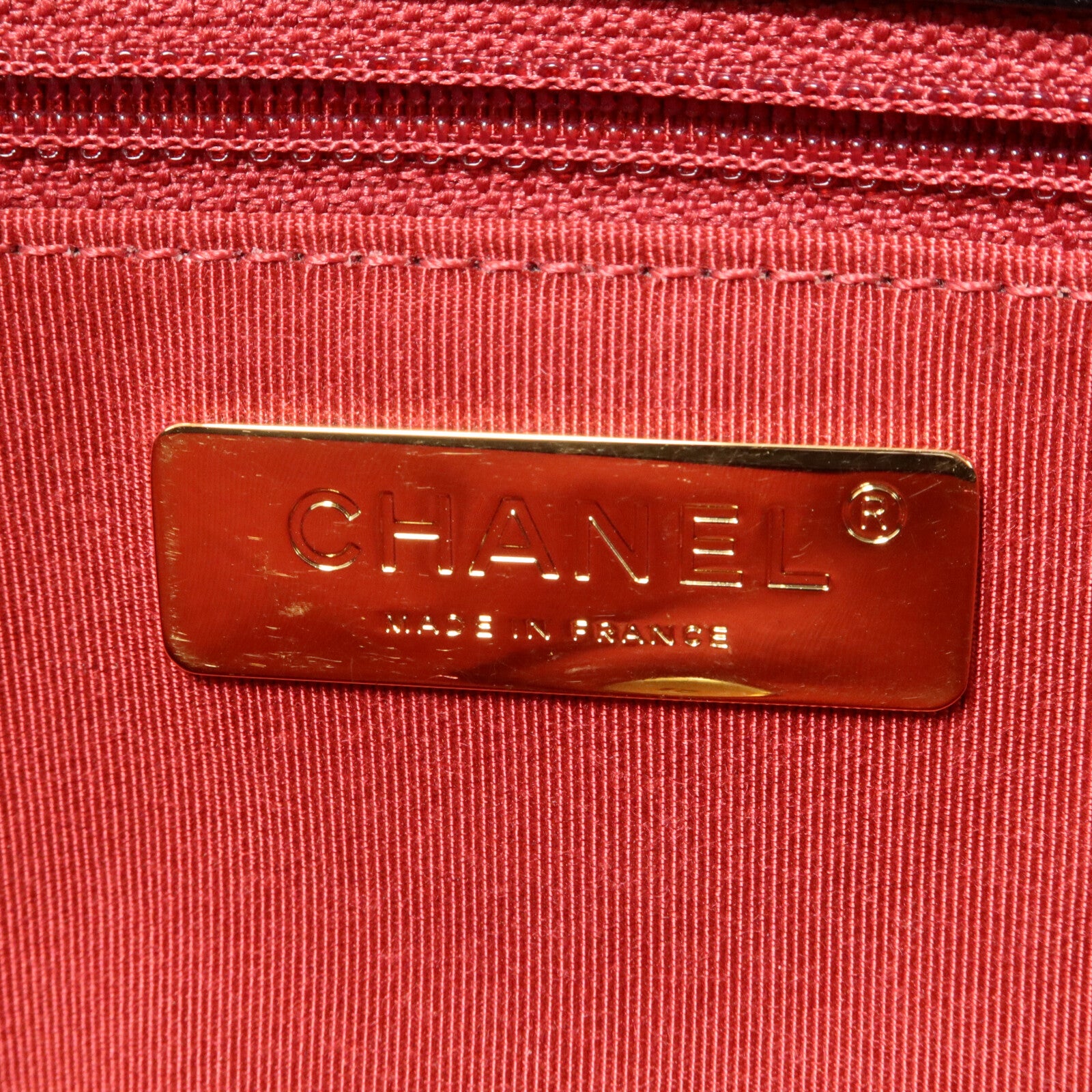 CHANEL 羊皮皮革C19 Large鏈帶手挽肩背兩用袋