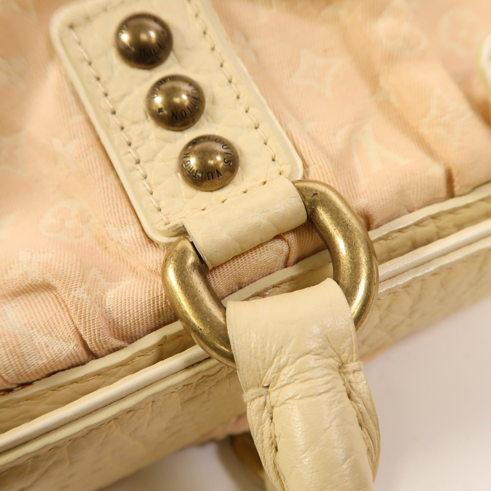LOUIS VUITTON 【激減優惠】Monogram Mini Lin Trapeze GM金扣手挽袋