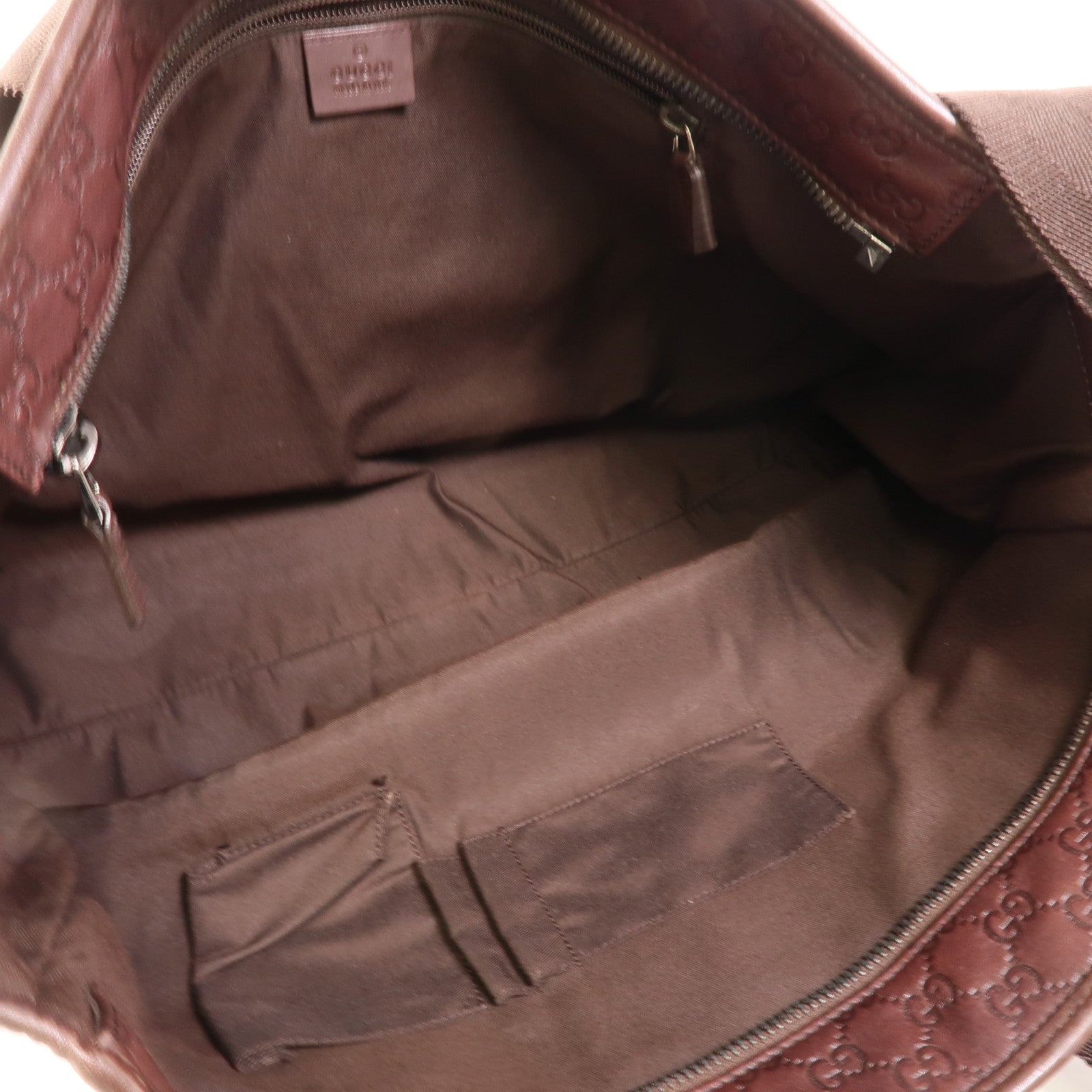GUCCI 牛皮皮革GG Guccissima Tote手挽肩背兩用袋