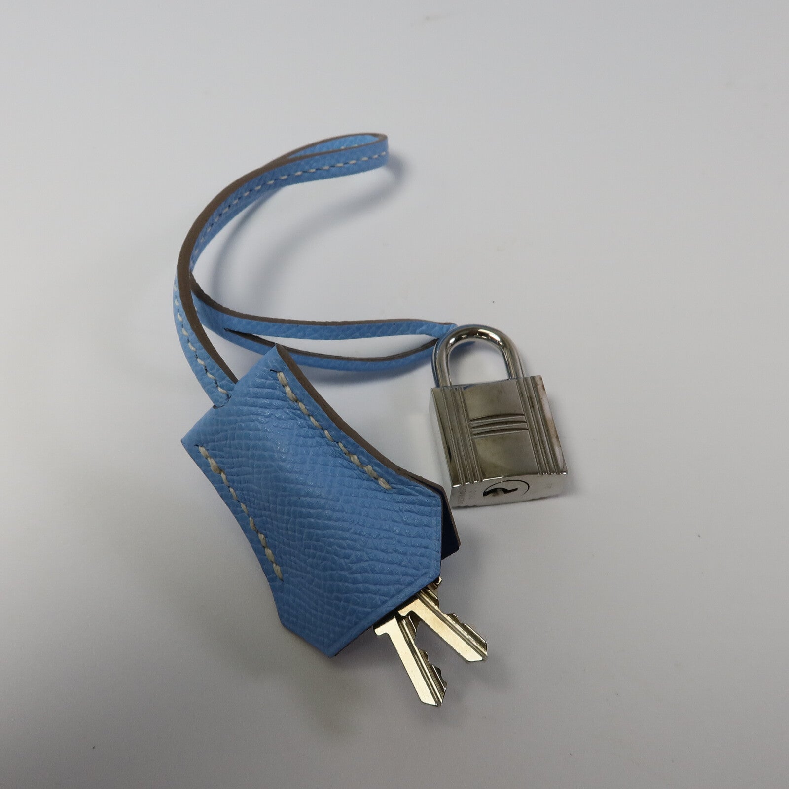 HERMES Epsom皮革Birkin 35手挽袋Celeste/Mykonos