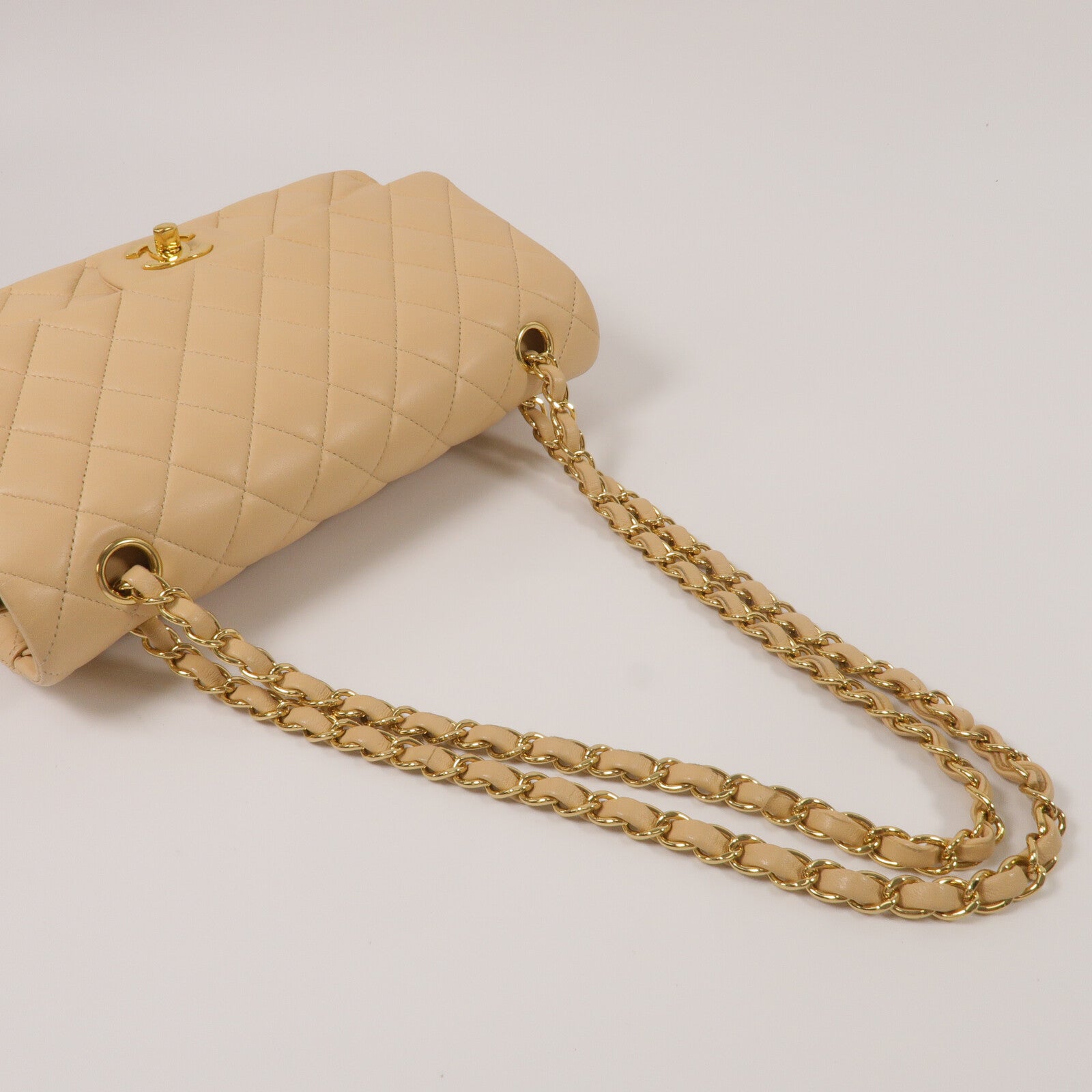 CHANEL Classic 25銀扣鏈帶肩背袋