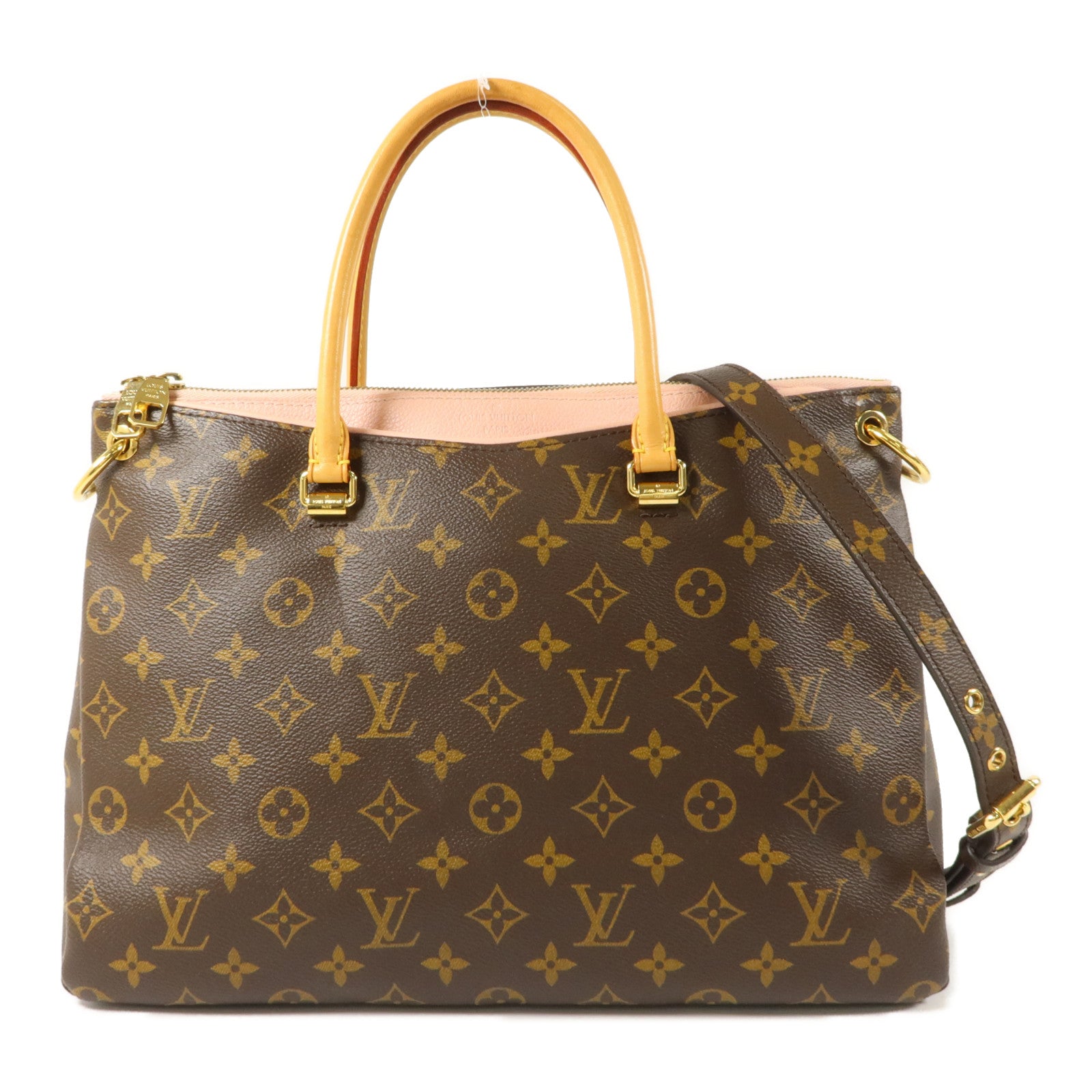 LOUIS VUITTON Monogram Pallas MM手挽肩背兩用袋