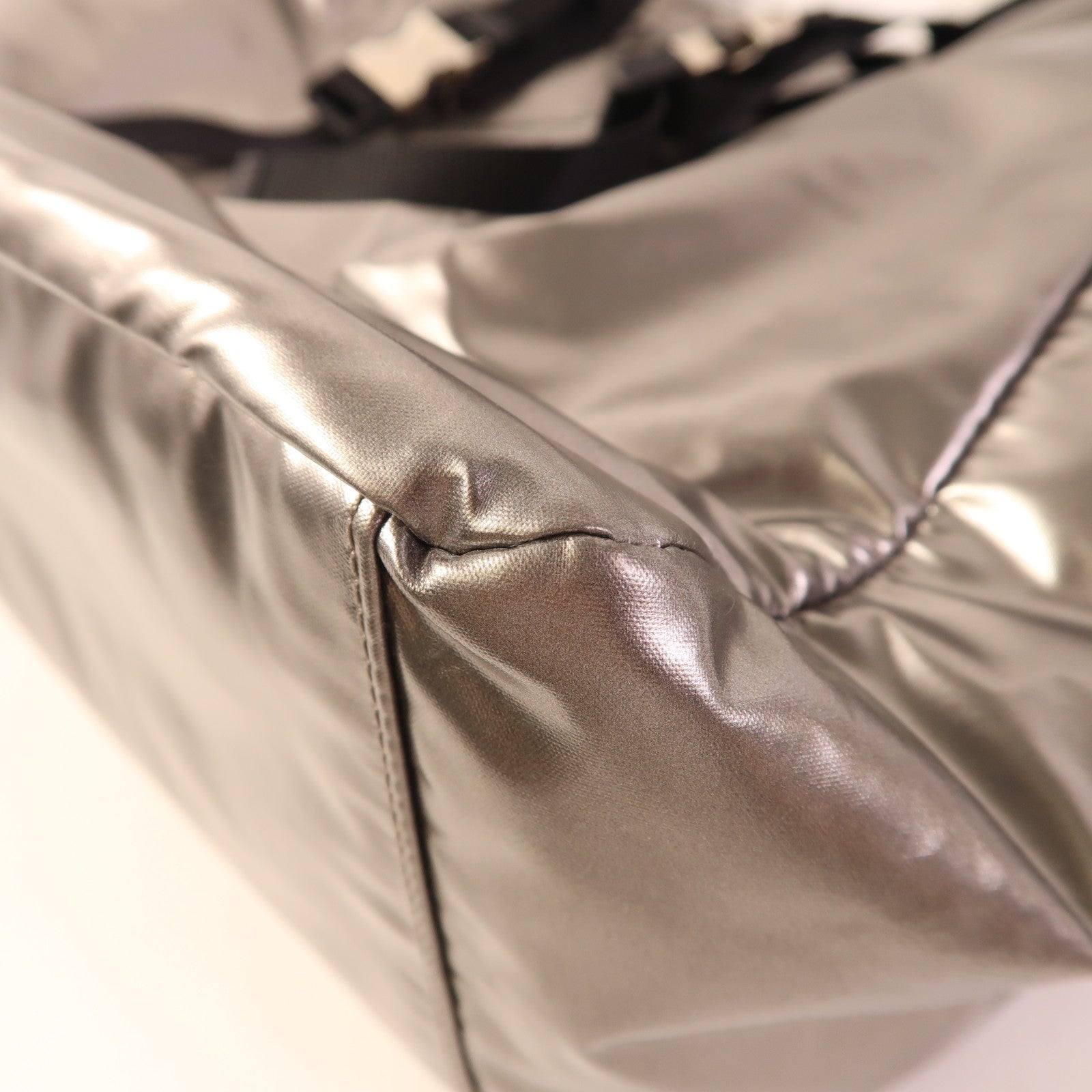 PRADA 尼龍Shoulder Tote銀扣肩背袋/手挽袋