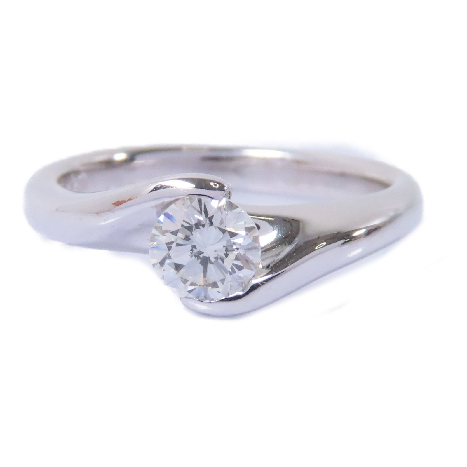 JEWELRY 【激減優惠】18K白金Diamond Ring 0.40ct鑽石戒指US#5