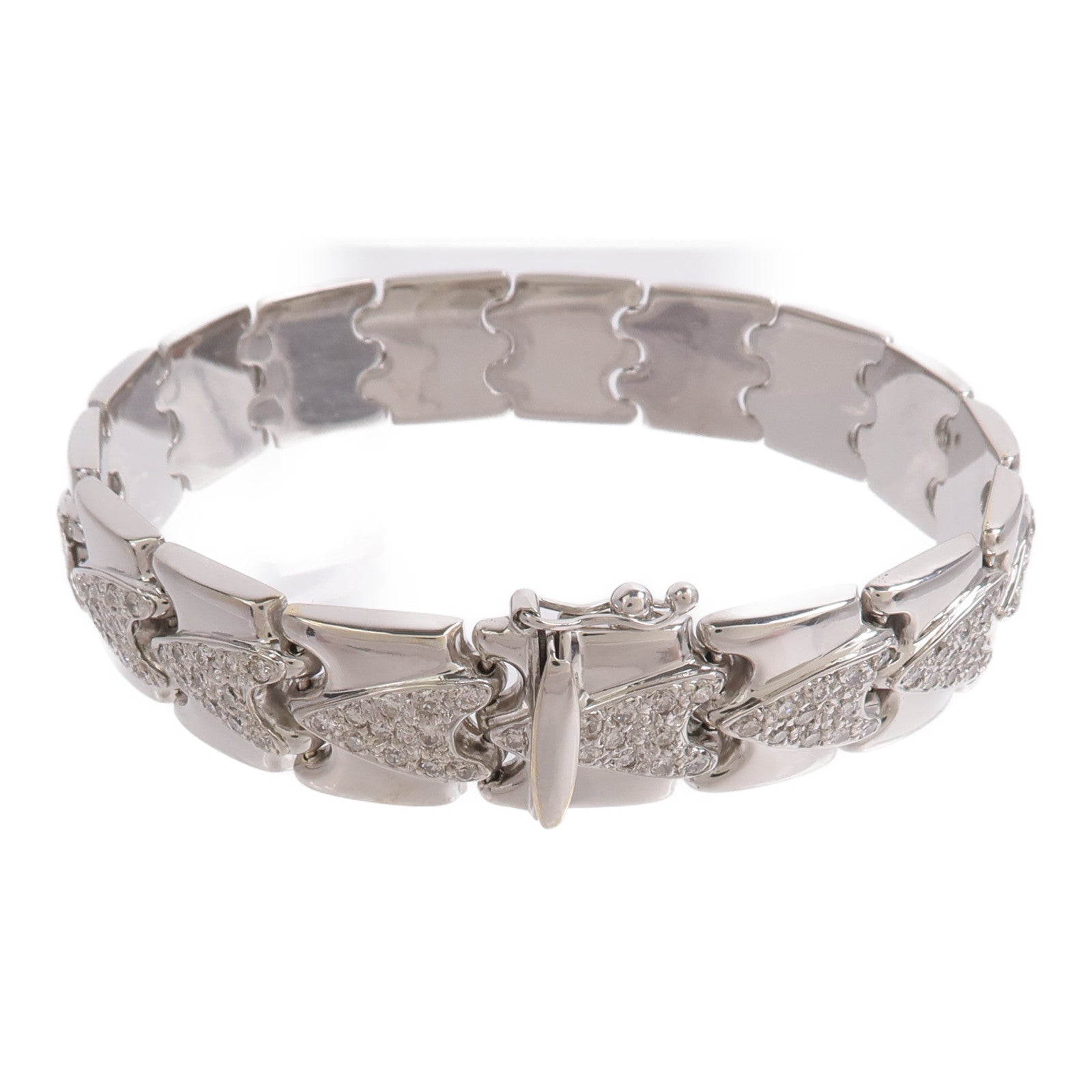 JEWELRY 18K白金Bracelet鑽石手鐲