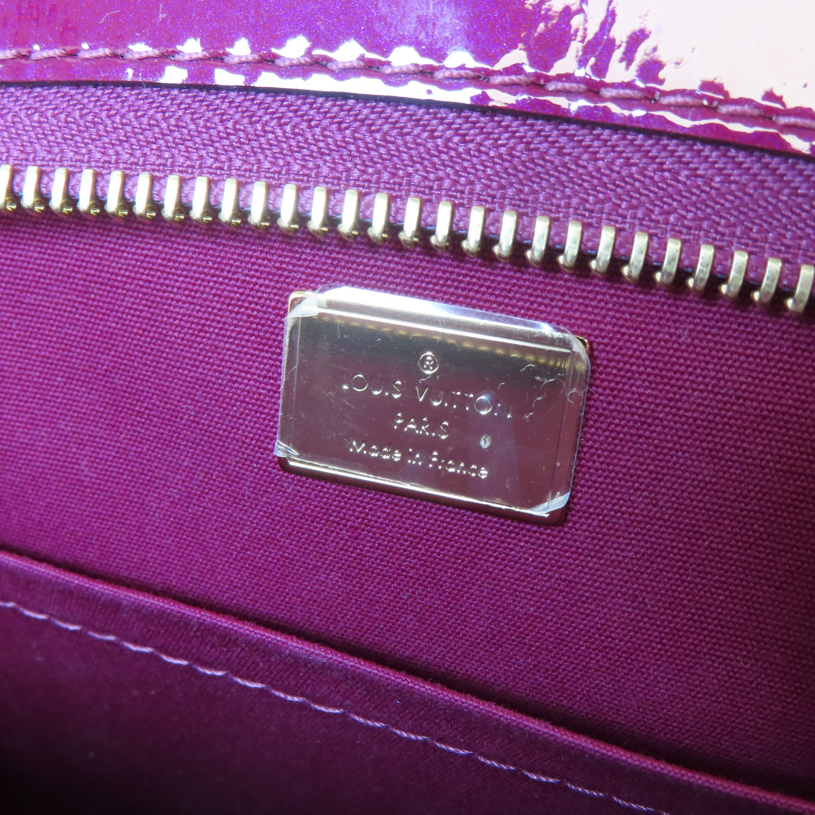 LOUIS VUITTON 【激減優惠】Vernis Brera PM金扣手挽肩背兩用袋紅色