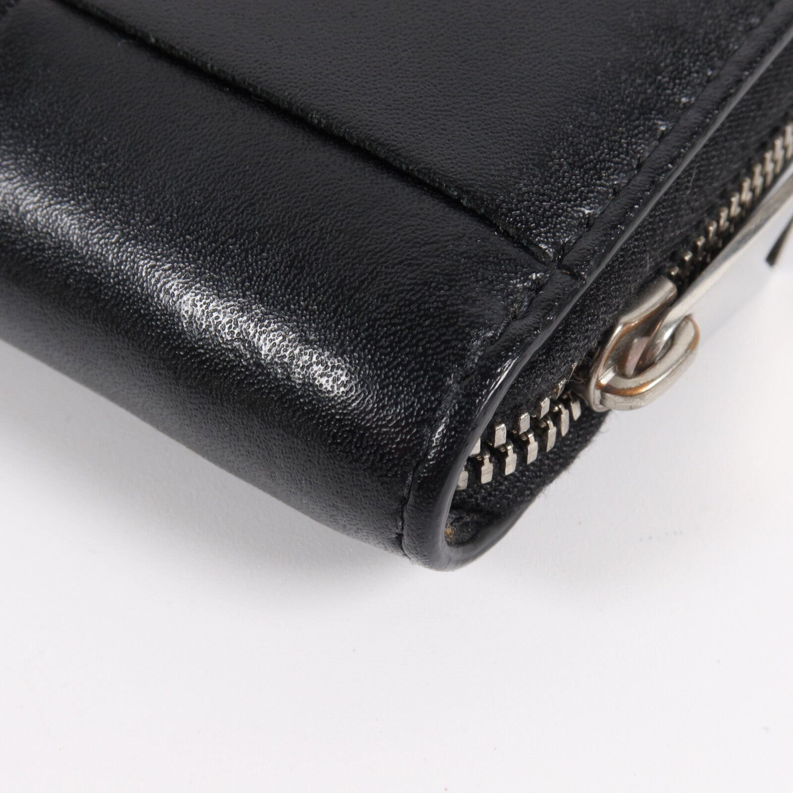 BOTTEGA VENETA 織紋皮革Cassette Zip Around Wallet長錢包