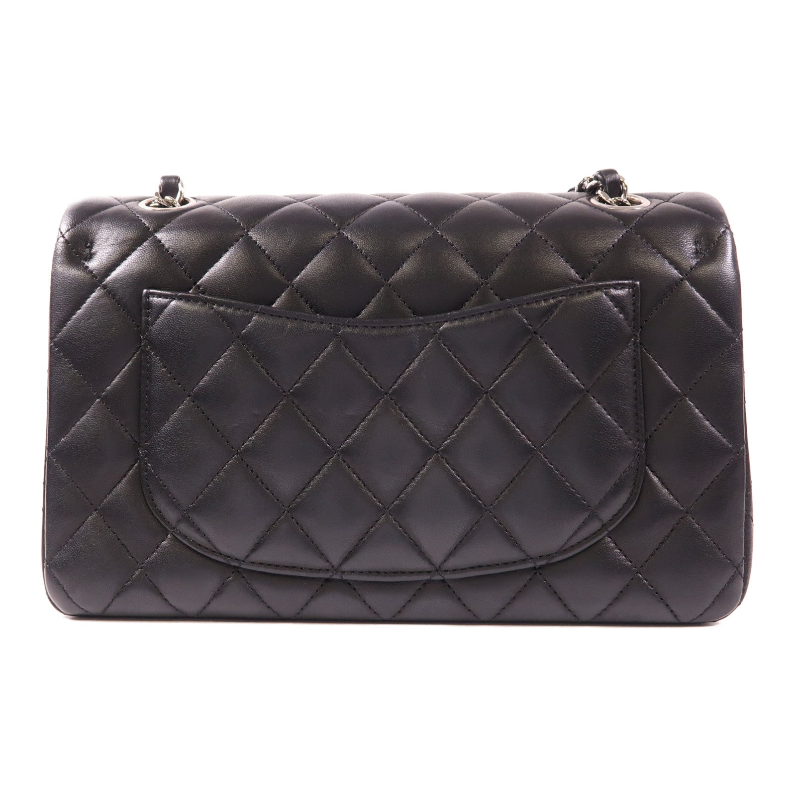 CHANEL 羊皮皮革Classic 23銀扣鏈帶肩背袋