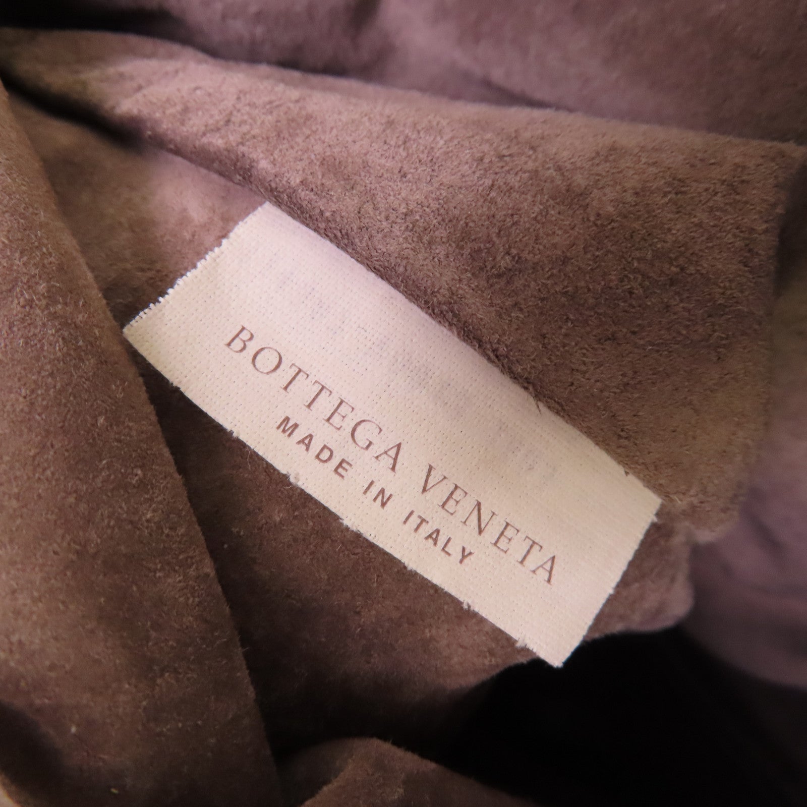 BOTTEGA VENETA 織紋皮革Handbag金扣手挽袋灰色