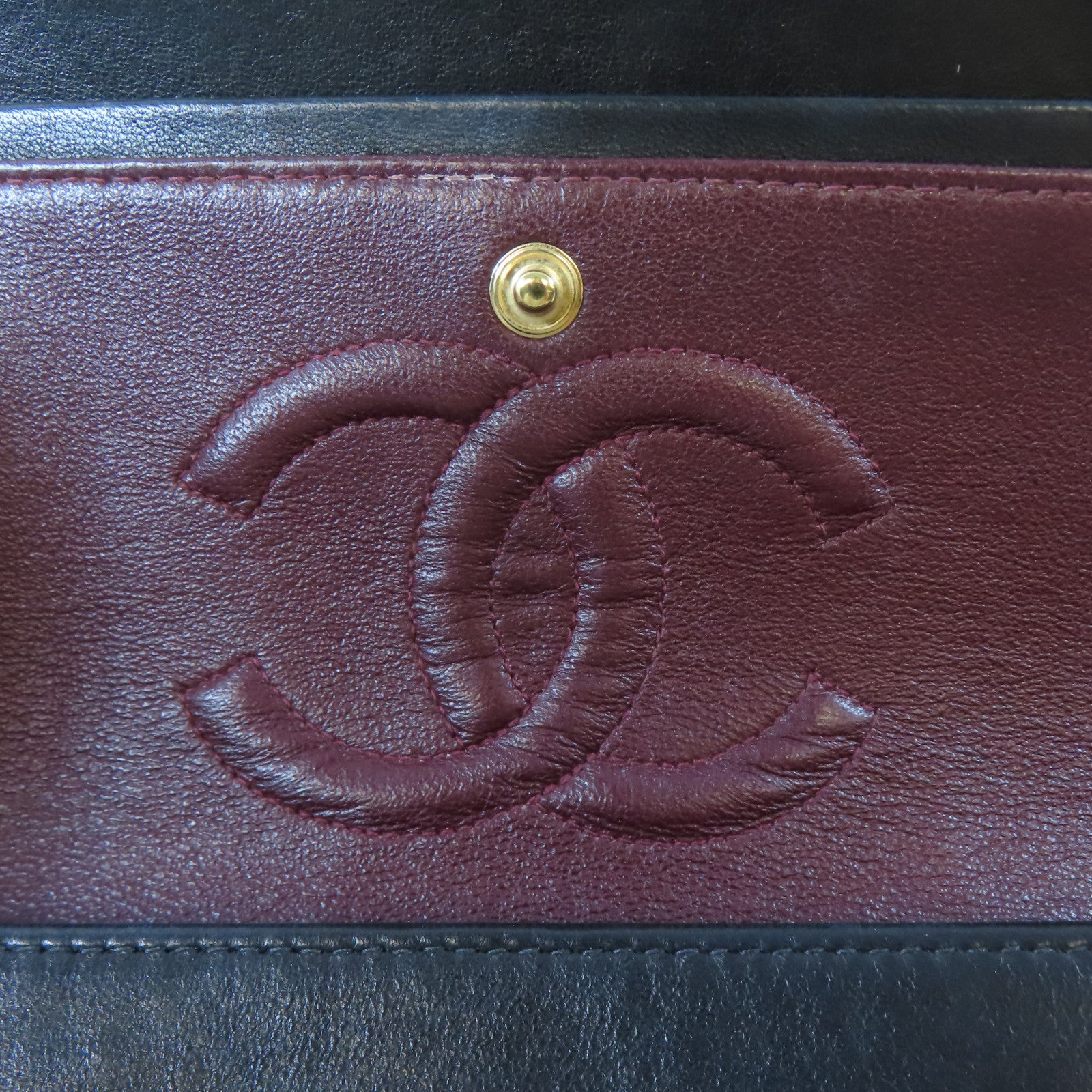 CHANEL 【激減優惠】菱格羊皮皮革Classic 25金扣鏈帶肩背袋黑色