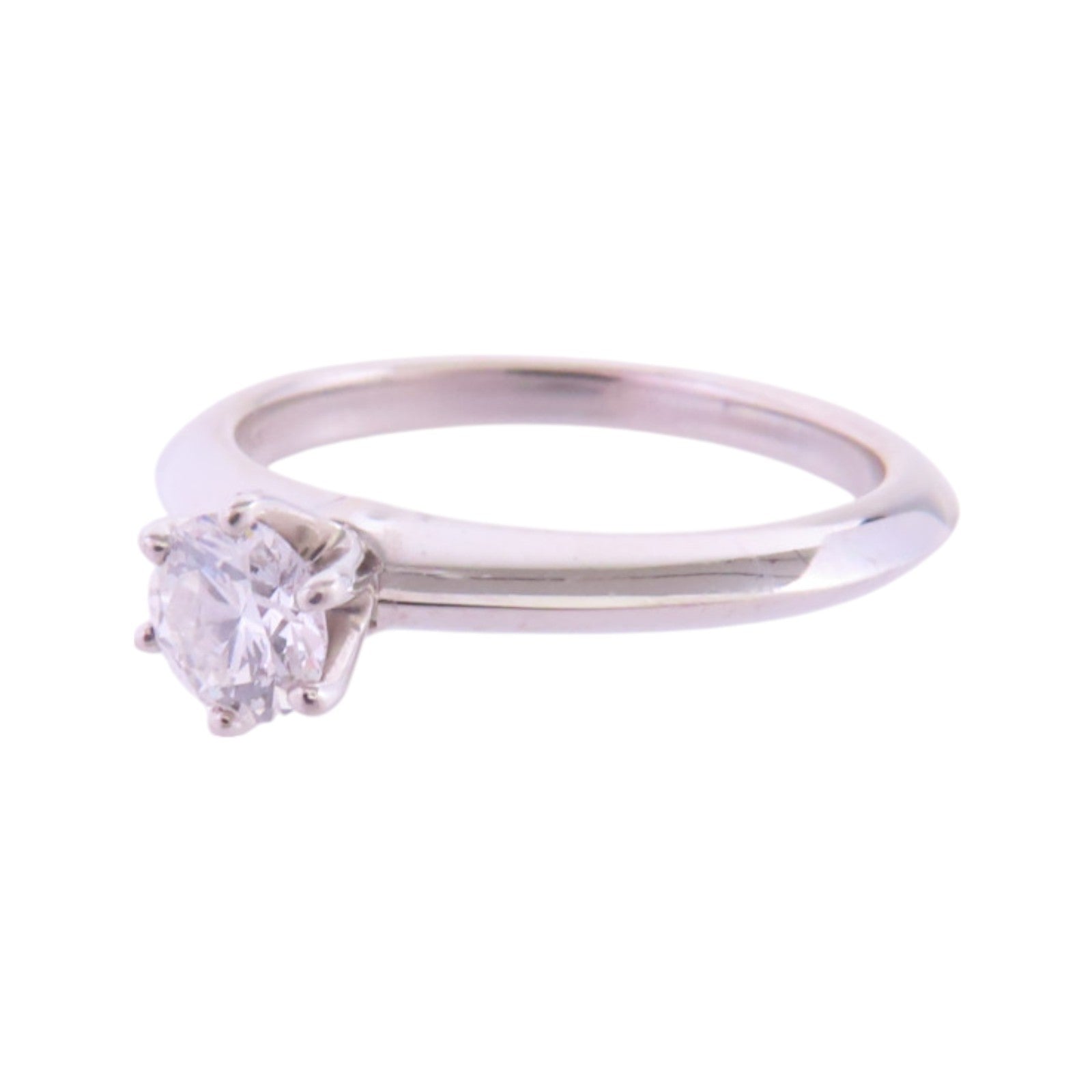 TIFFANY＆CO PT950鉑金Diamond Ring鑽石戒指US#3.5