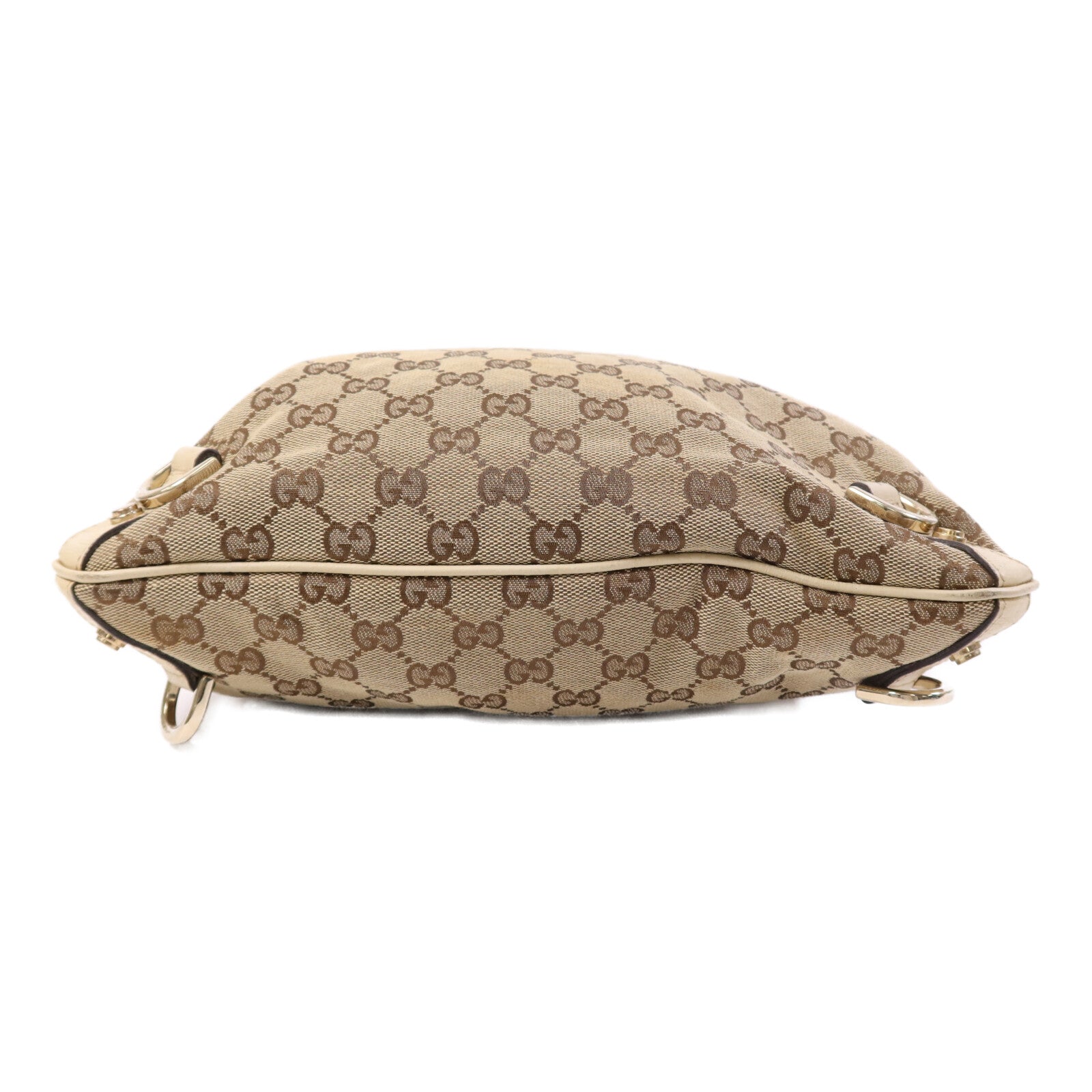 GUCCI 帆布Shoulder Bag金扣肩背袋