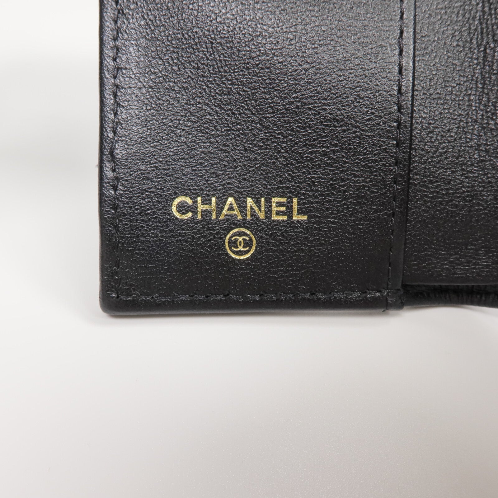 CHANEL 羊皮皮革CC Logo Flap Wallet錢包