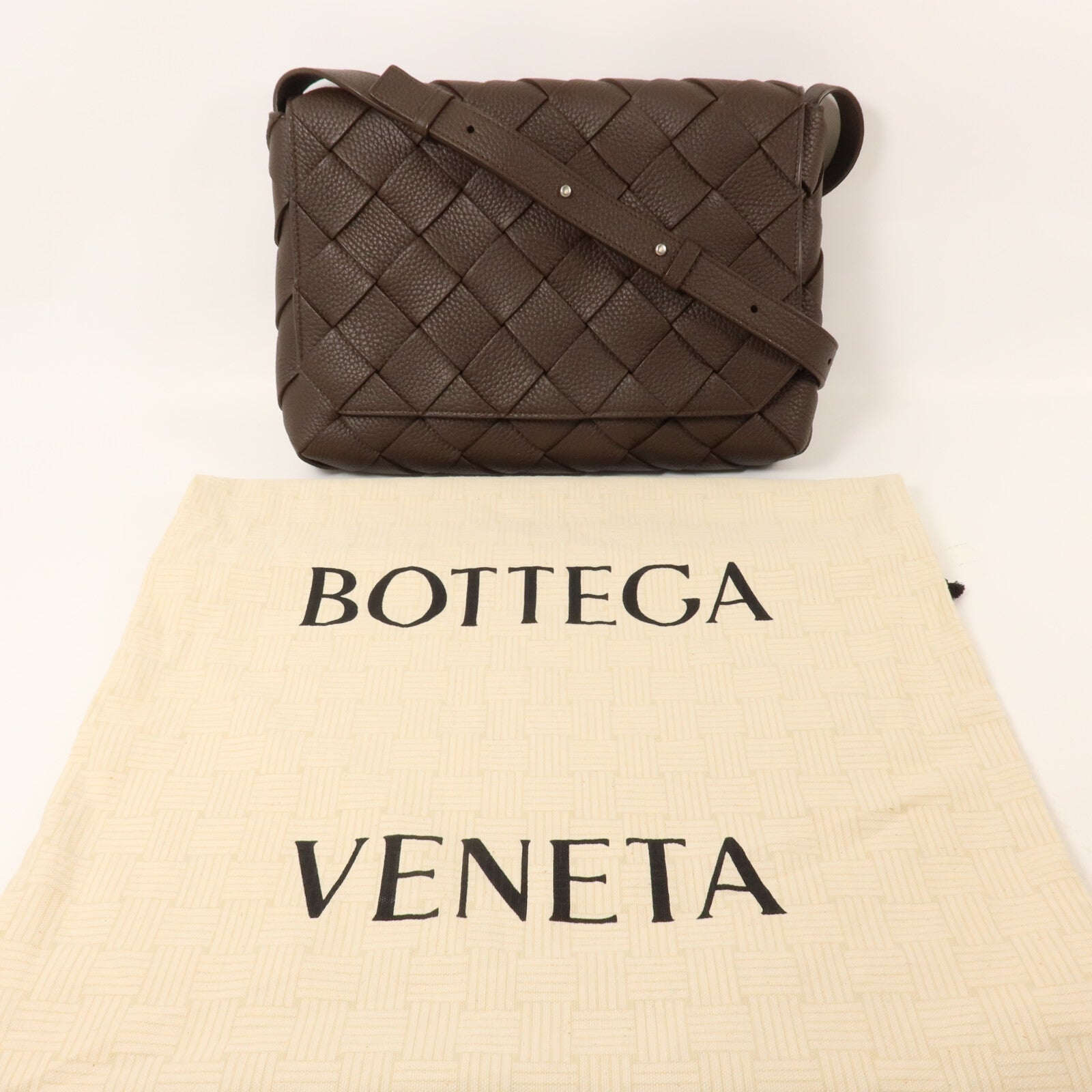 BOTTEGA VENETA 牛皮皮革Large Diago肩背袋