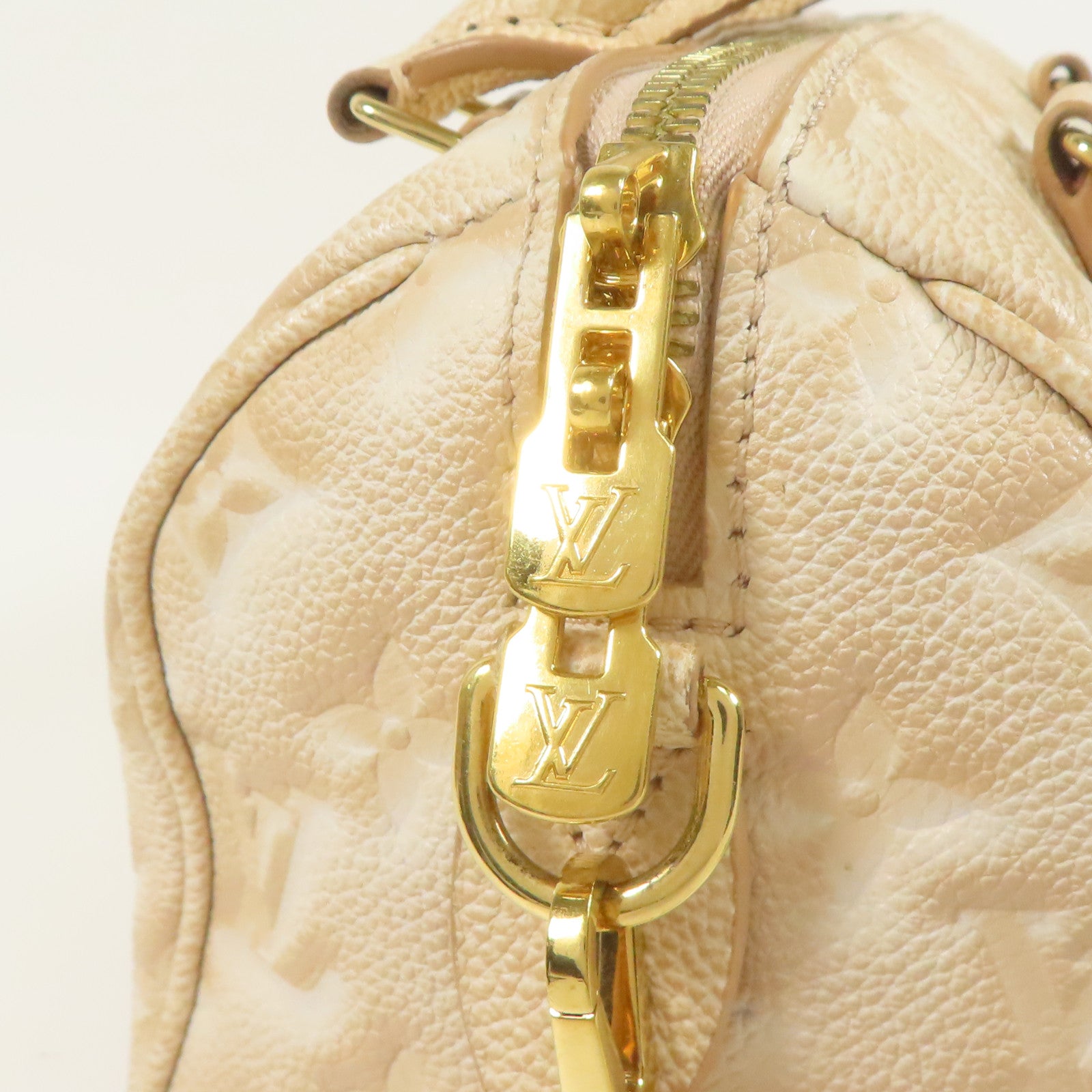 LOUIS VUITTON 【激減優惠】Monogram Empreinte Speedy Bandouliere金扣手挽肩背兩用袋