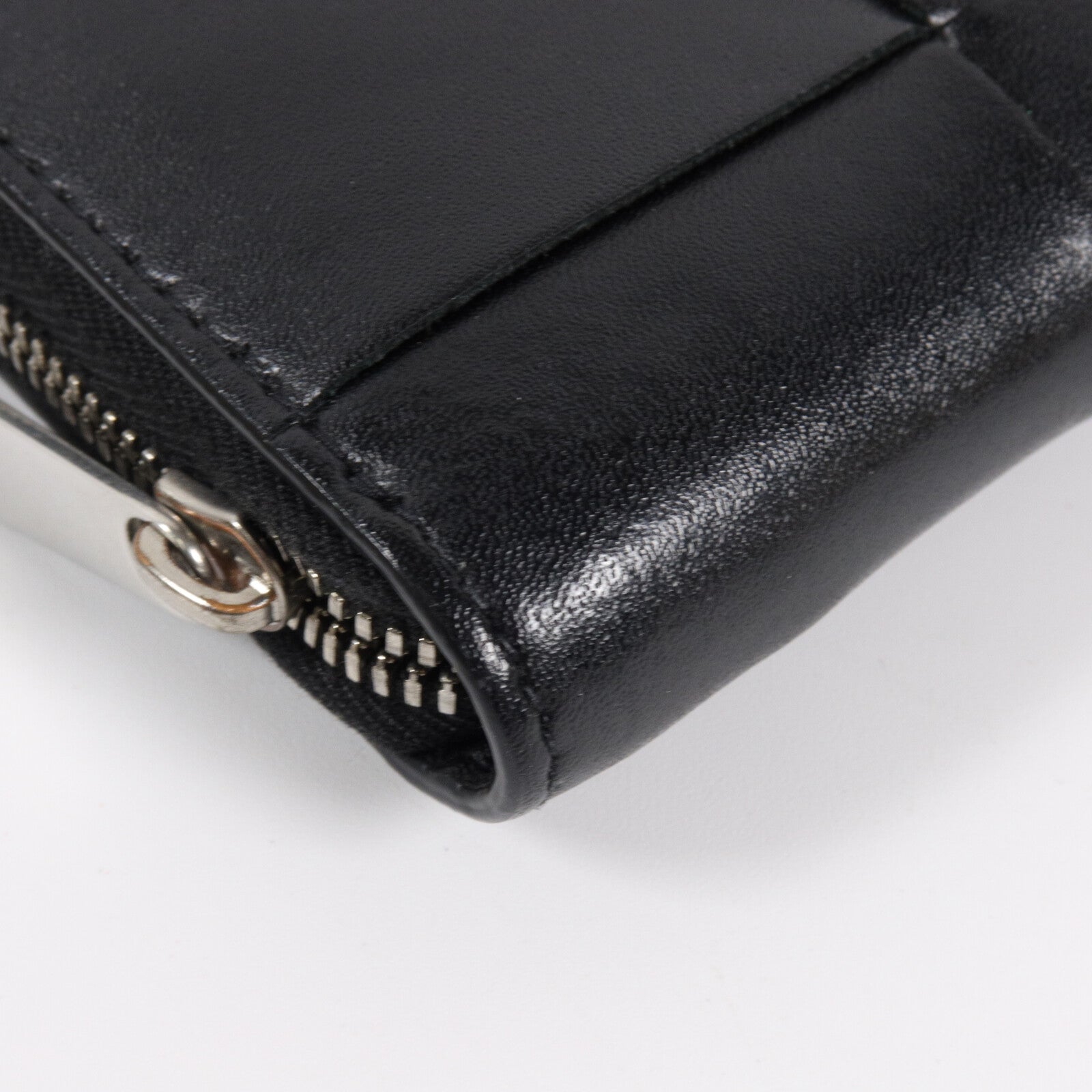 BOTTEGA VENETA 織紋皮革Cassette Zip Around Wallet長錢包
