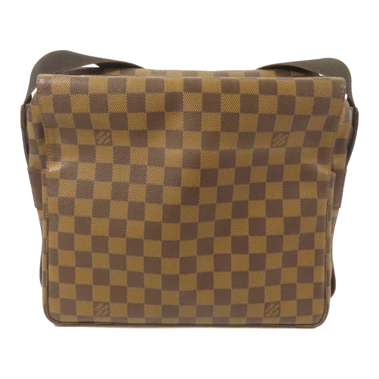 LOUIS VUITTON Damier Naviglio金扣肩背袋