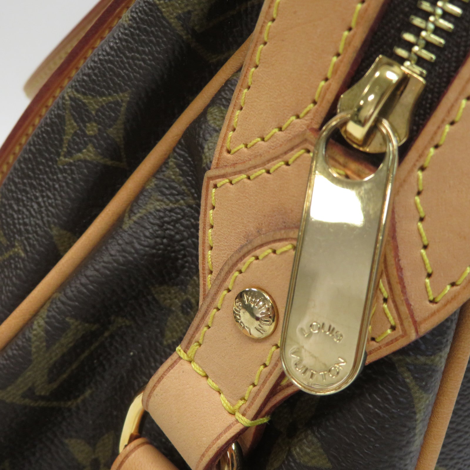 LOUIS VUITTON Monogram Stresa金扣肩背袋啡色