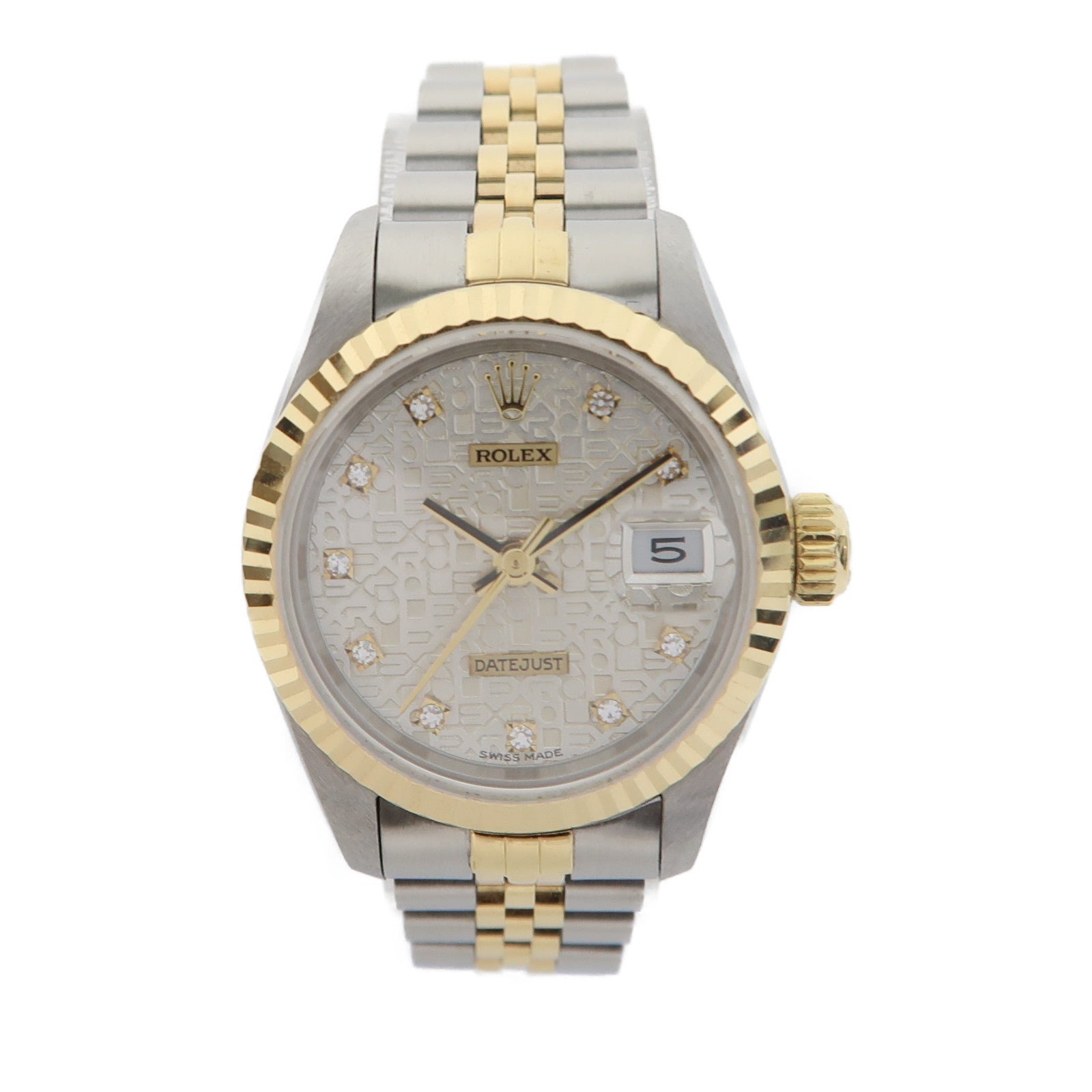 ROLEX Datejust不鏽鋼手錶自動機芯珠光色