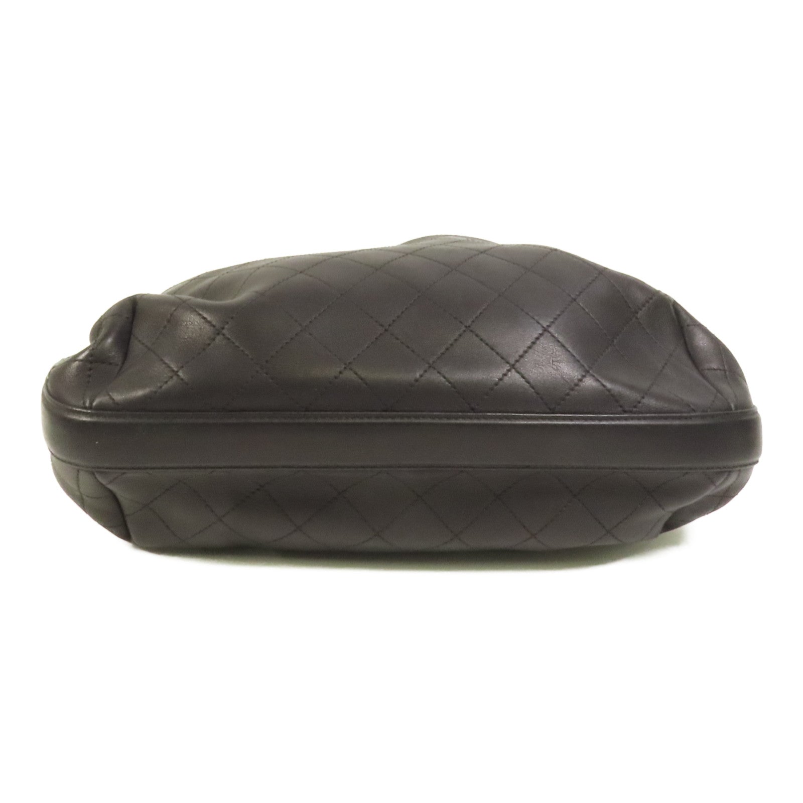 CHANEL 牛皮皮革Shoulder Bag金扣手挽肩背兩用袋