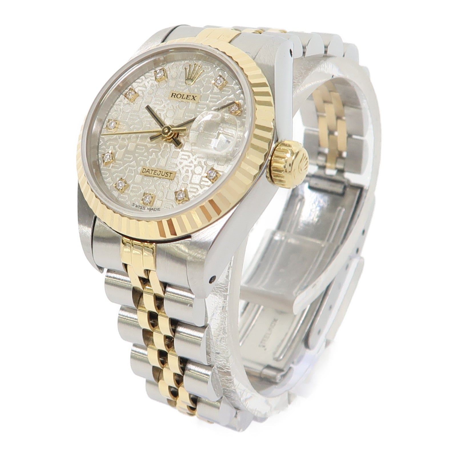 ROLEX Datejust不鏽鋼手錶自動機芯珠光色