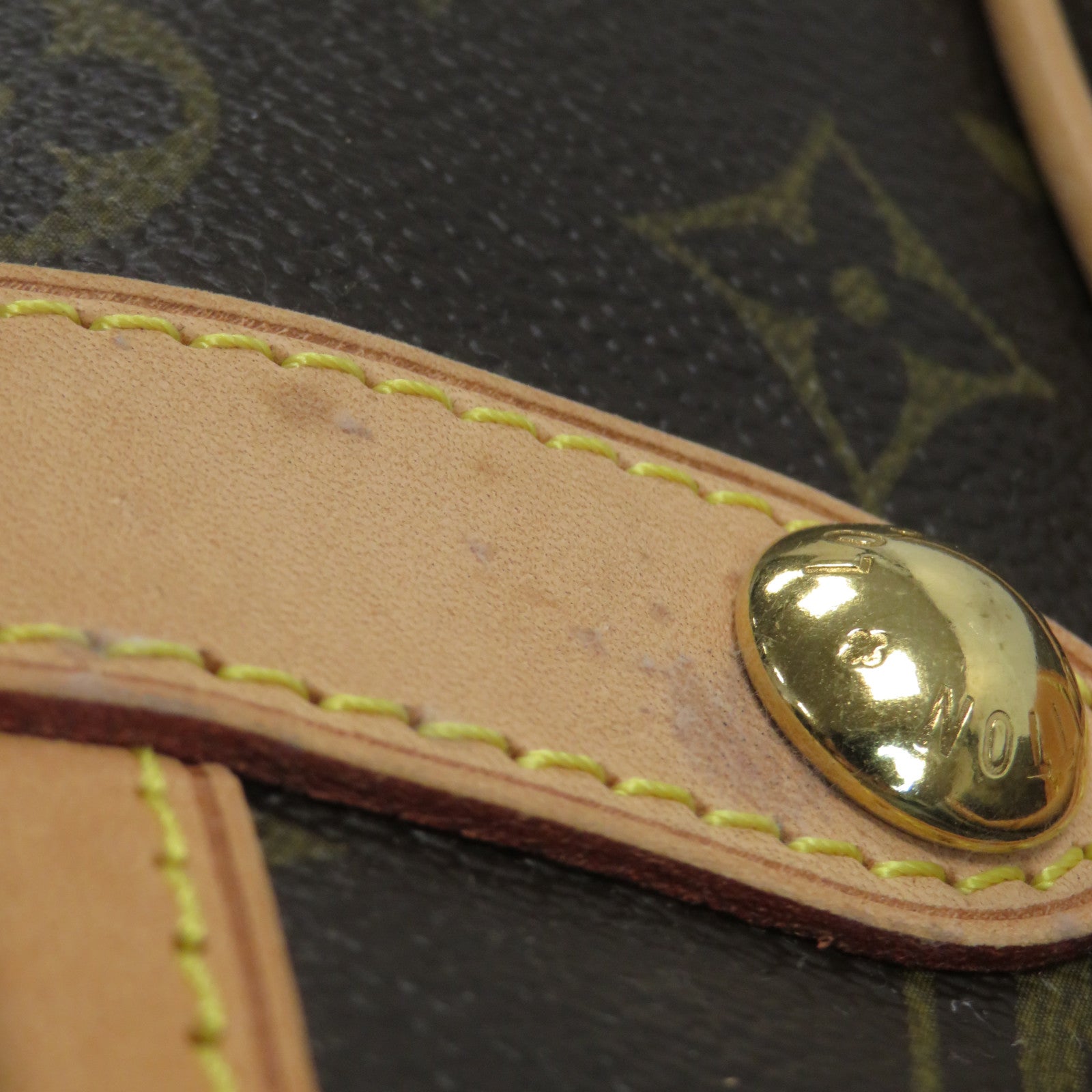 LOUIS VUITTON Monogram Stresa金扣肩背袋啡色