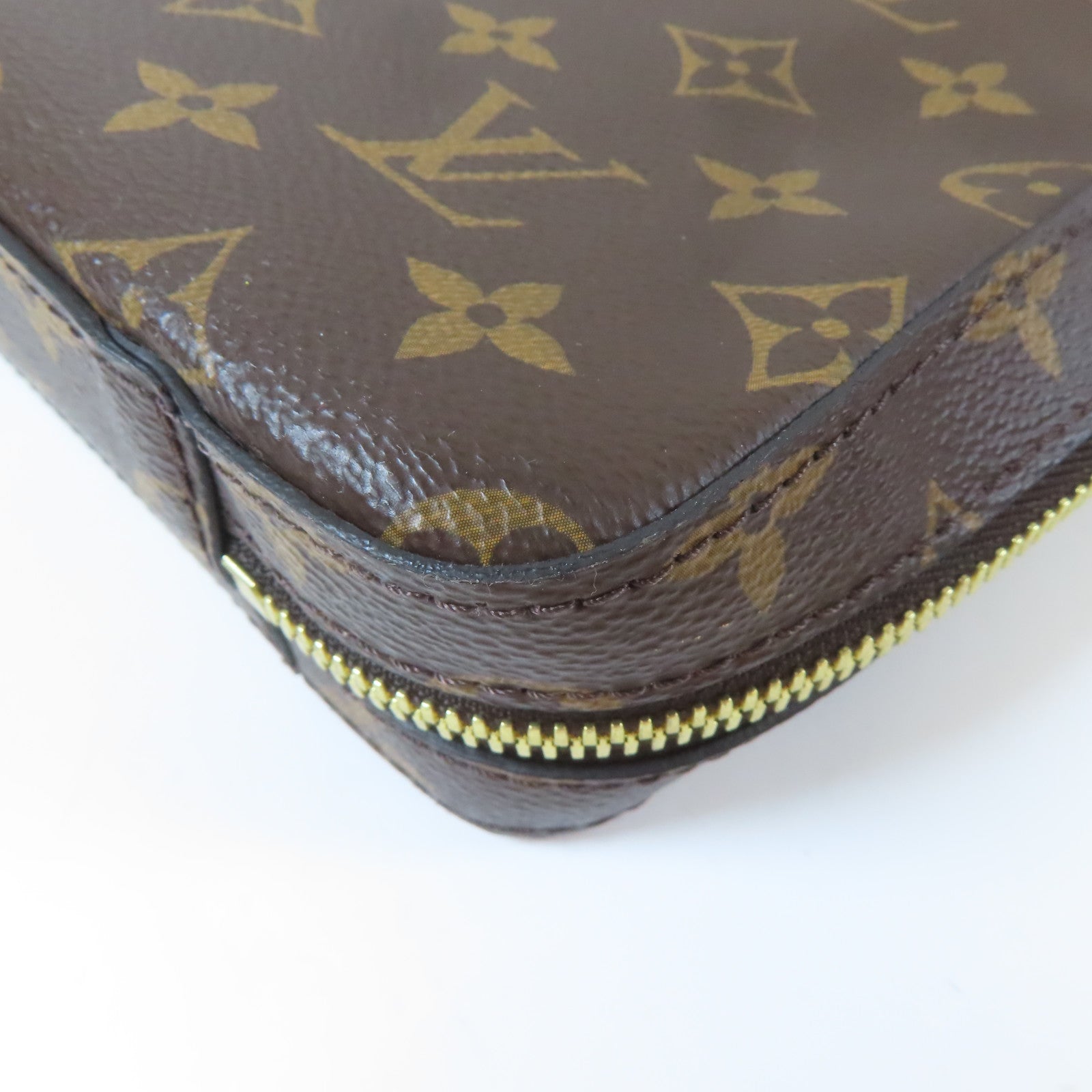 LOUIS VUITTON 【激減優惠】Monogram Soft Trunk Messenger Bag金扣肩背袋啡色