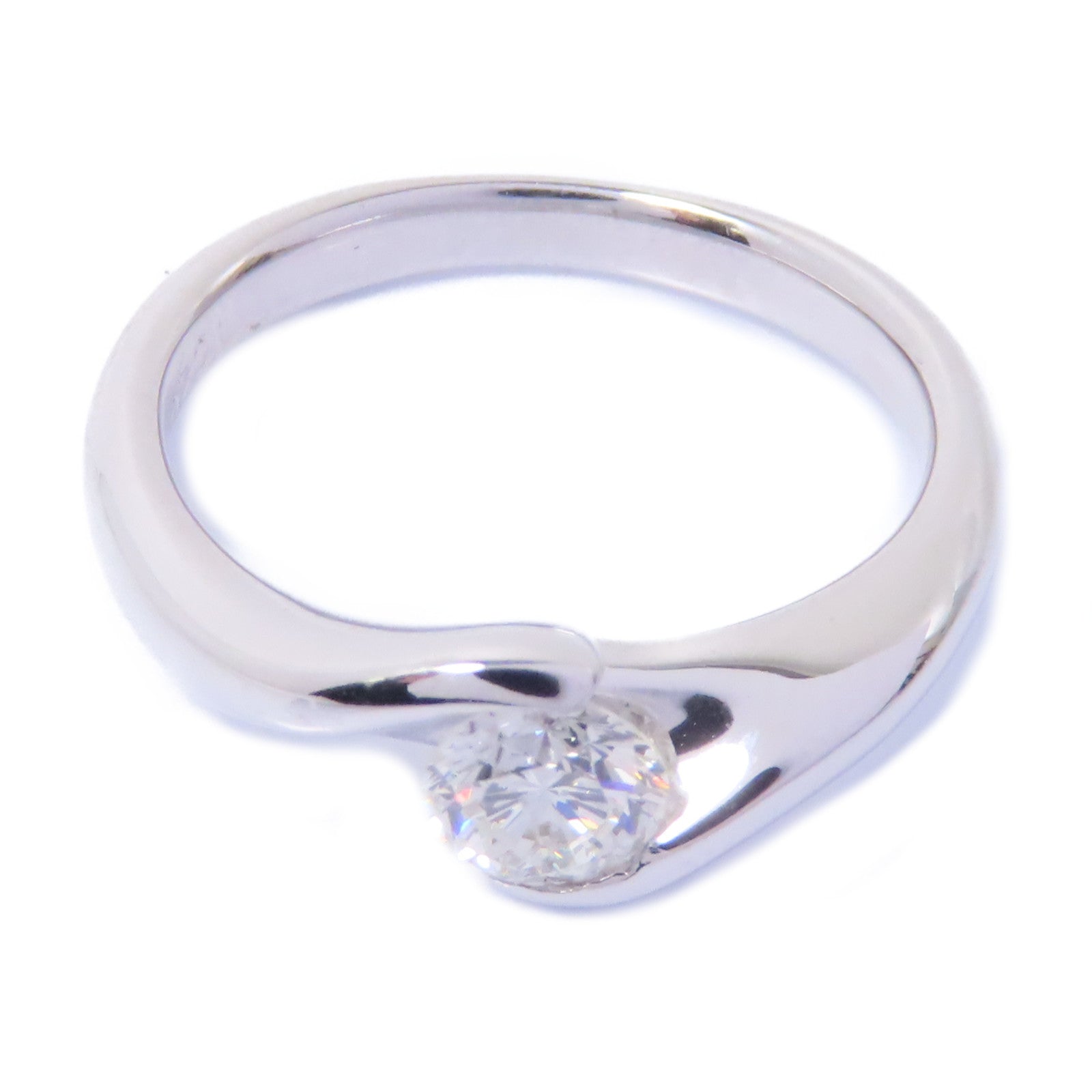 JEWELRY 【激減優惠】18K白金Diamond Ring 0.40ct鑽石戒指US#5