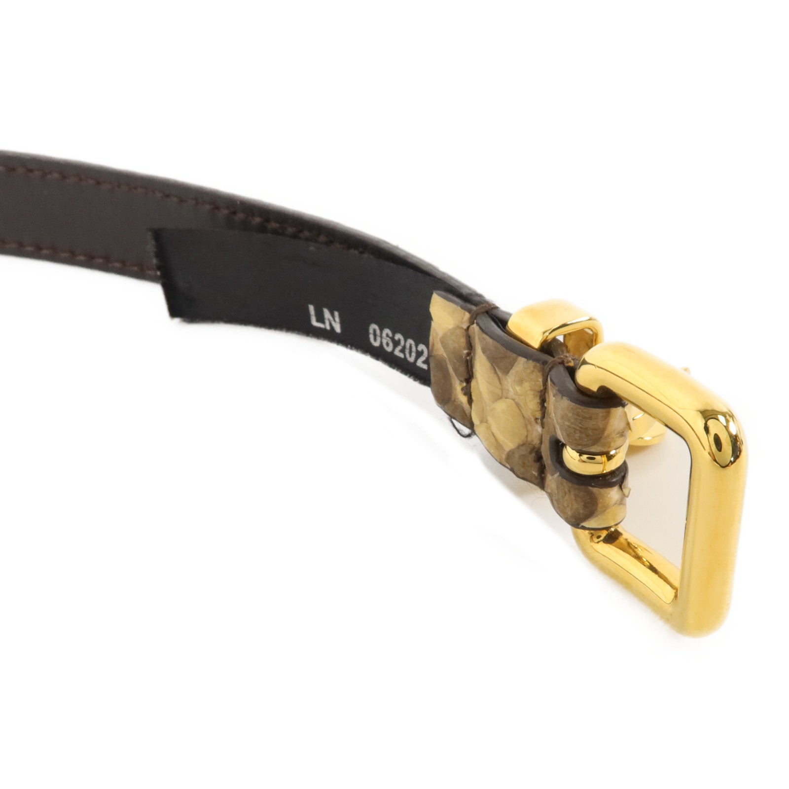 Miu Miu 蛇皮皮革Belt 80cm皮帶
