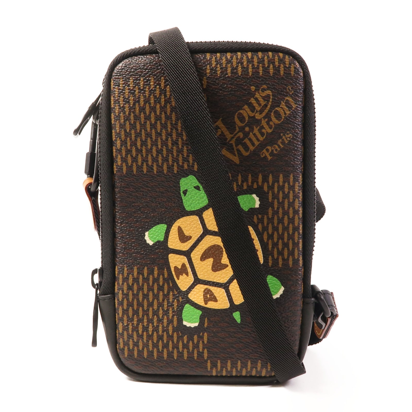 LOUIS VUITTON 【激減優惠】Damier LV x Nigo Phone Pouch肩背袋