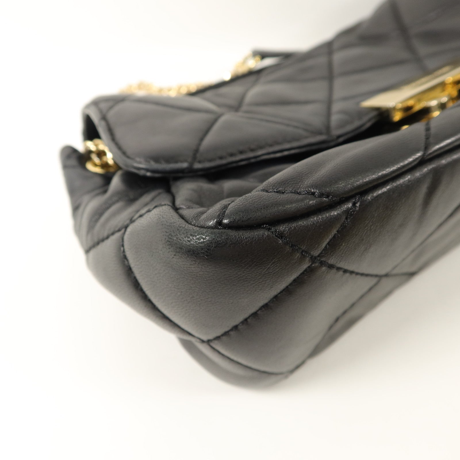 Michael Kors 牛皮皮革Chain Shoulder鏈帶肩背袋